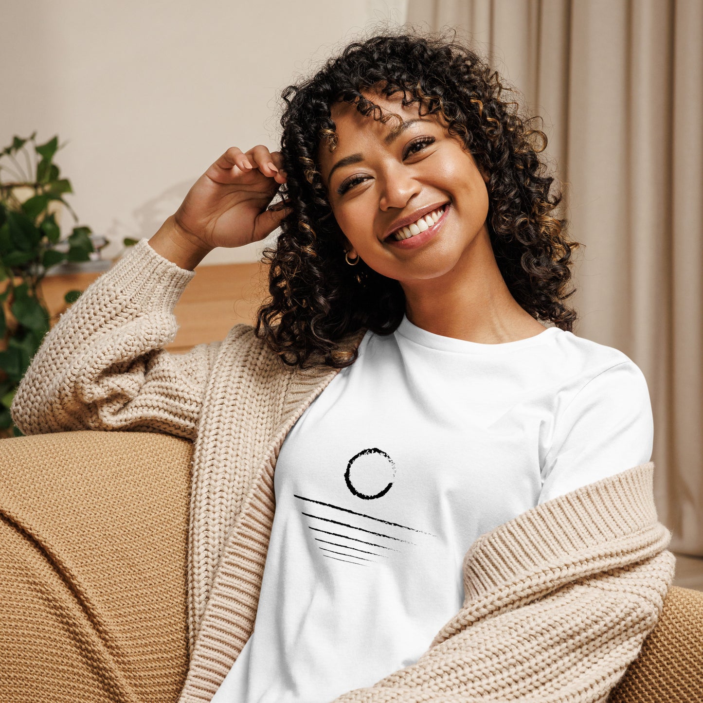 Camiseta holgada de mujer Twilight Dark