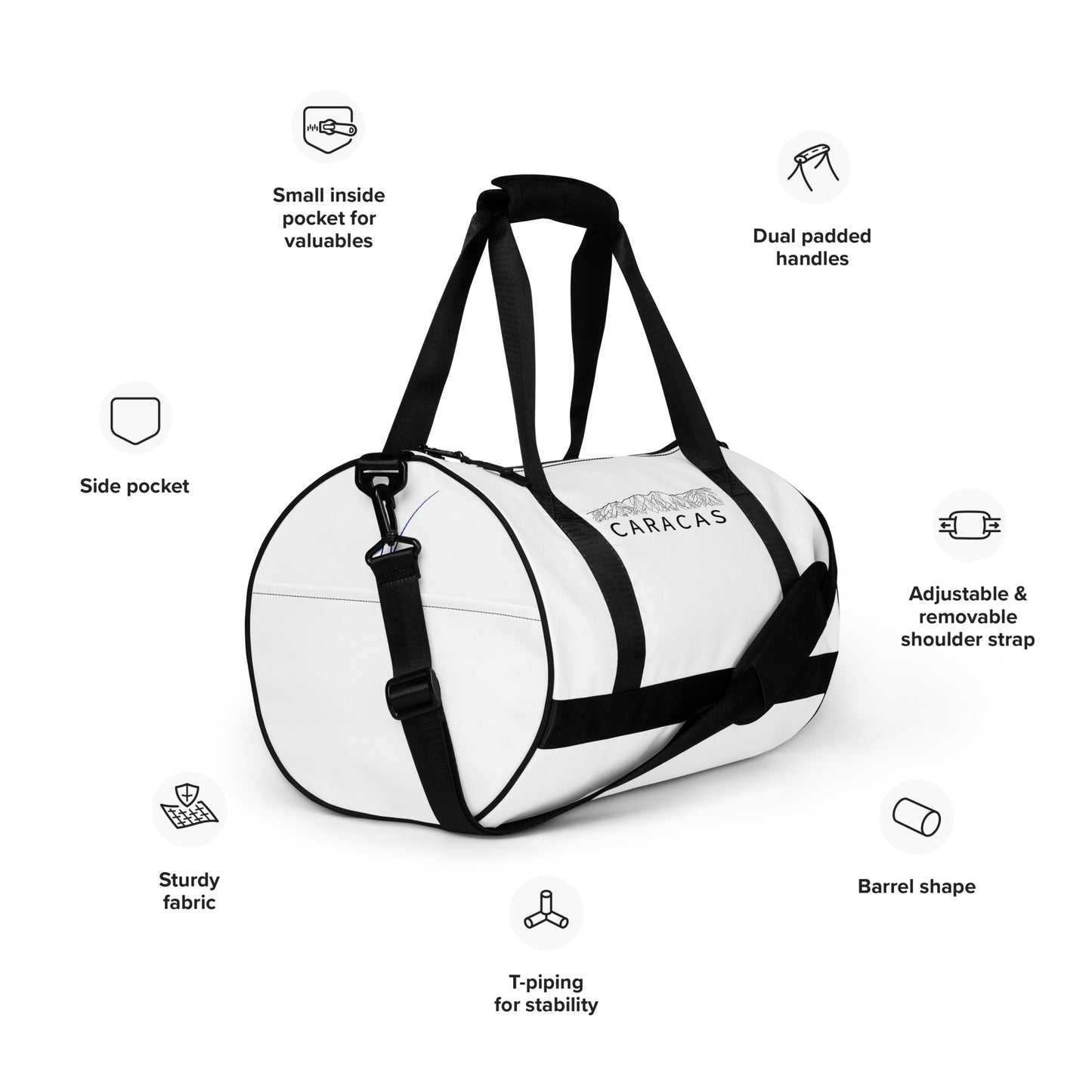 Caracas All-over print gym bag