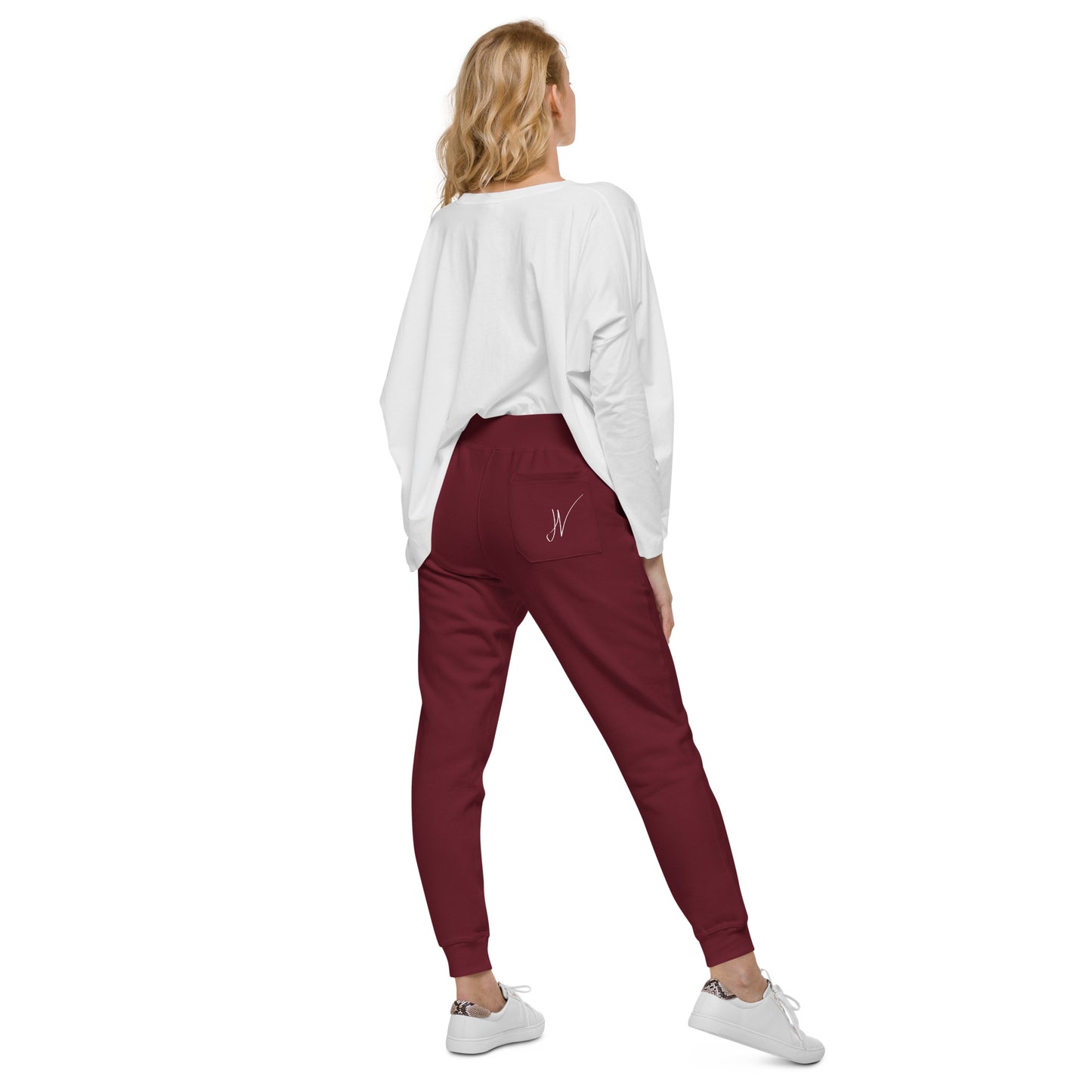 Take it Slow White Unisex fleece sweatpants