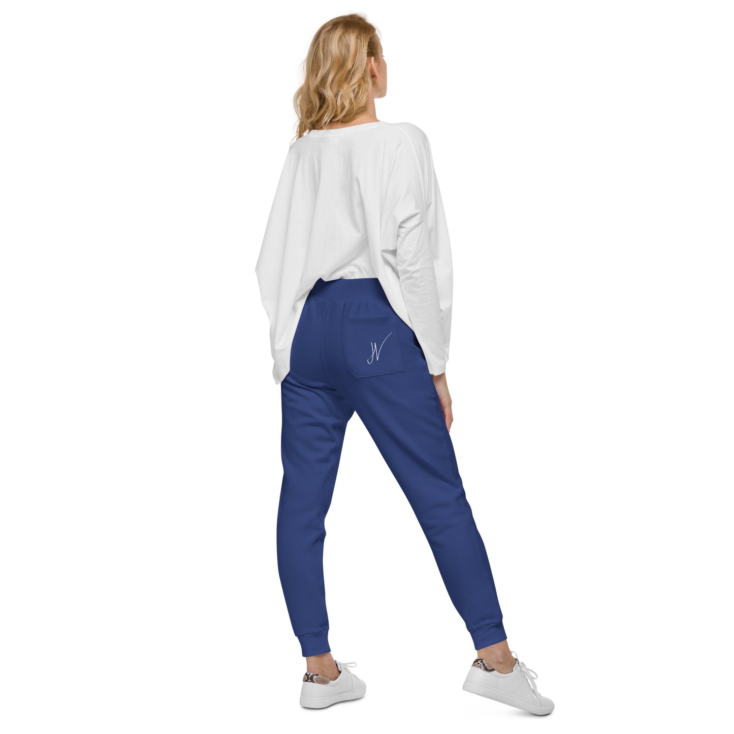 Take it Slow White Unisex fleece sweatpants