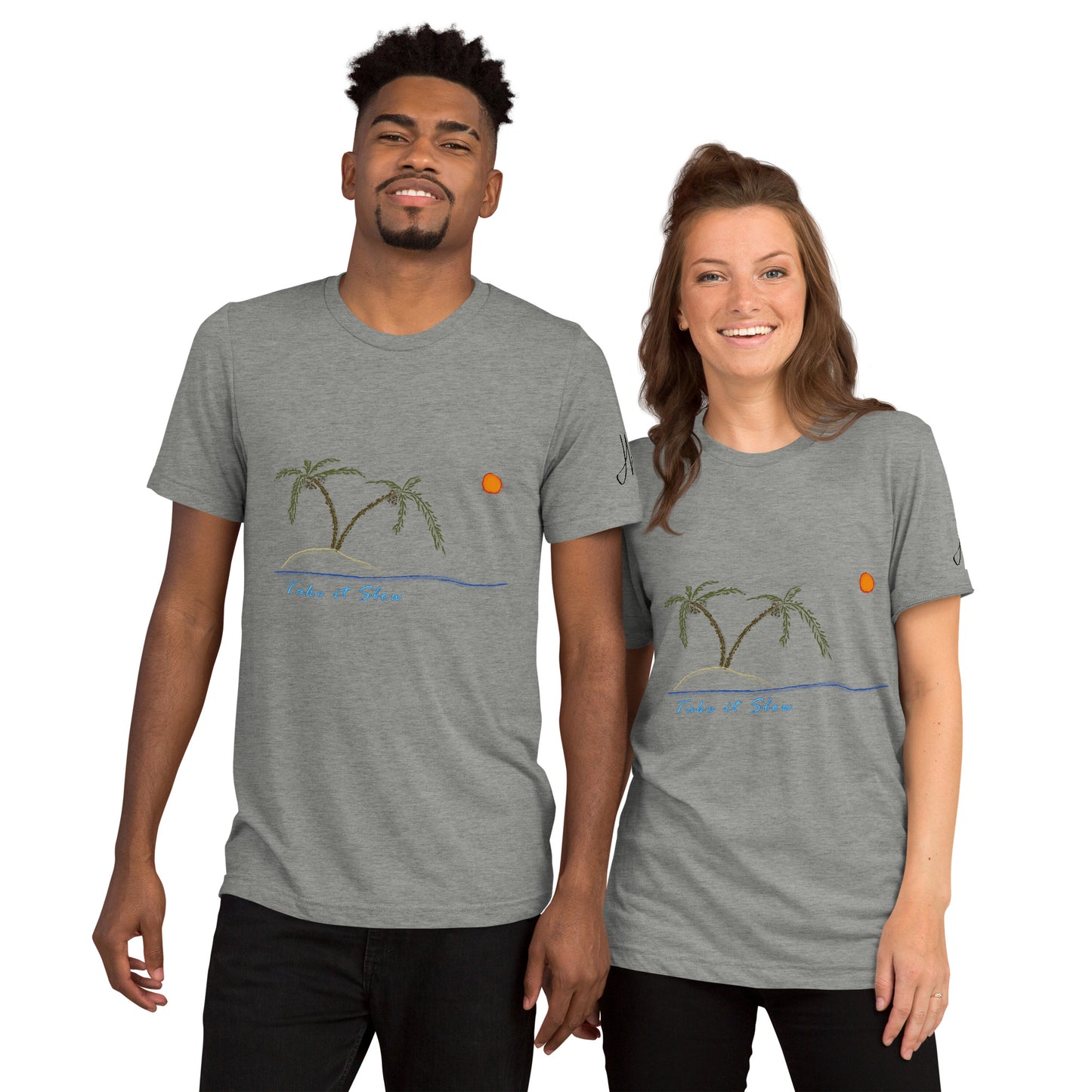 Take it Slow Colors - Short sleeve t-shirt