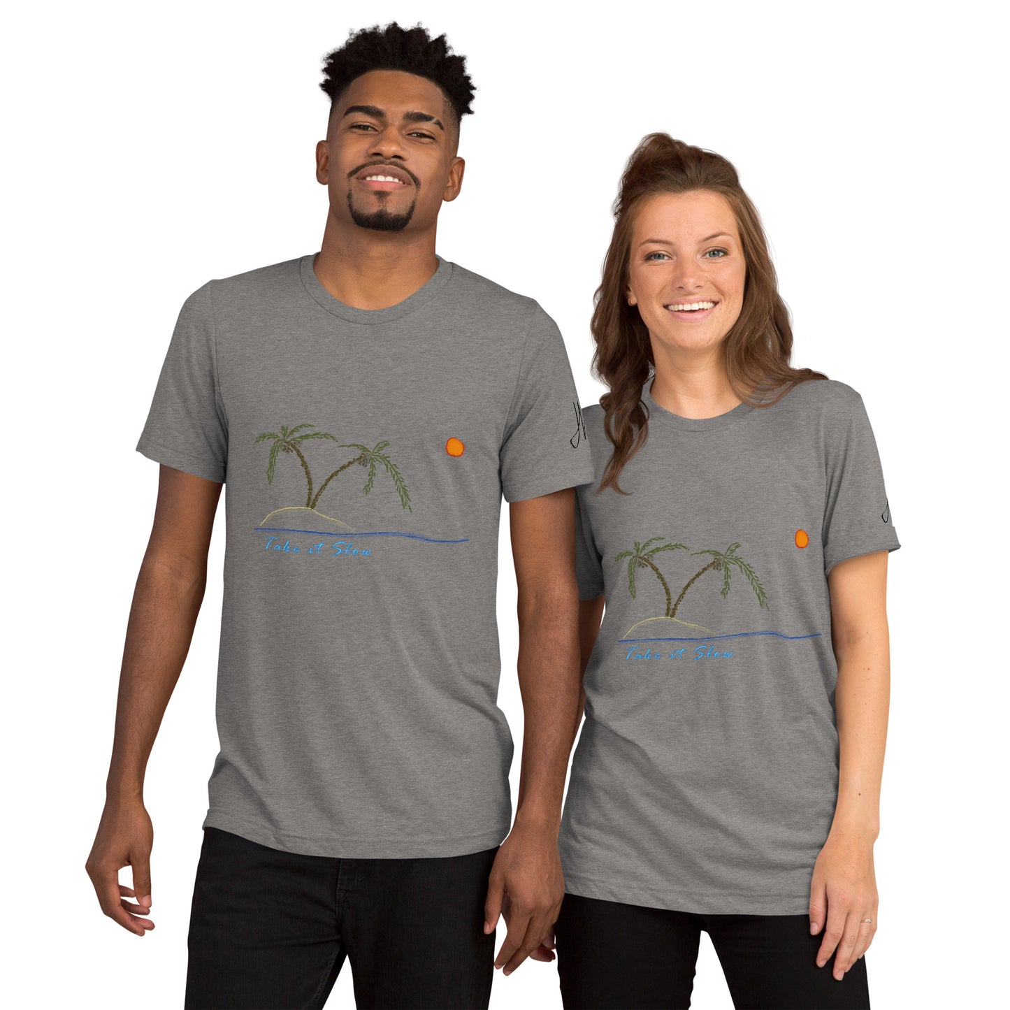 Take it Slow Colors - Short sleeve t-shirt