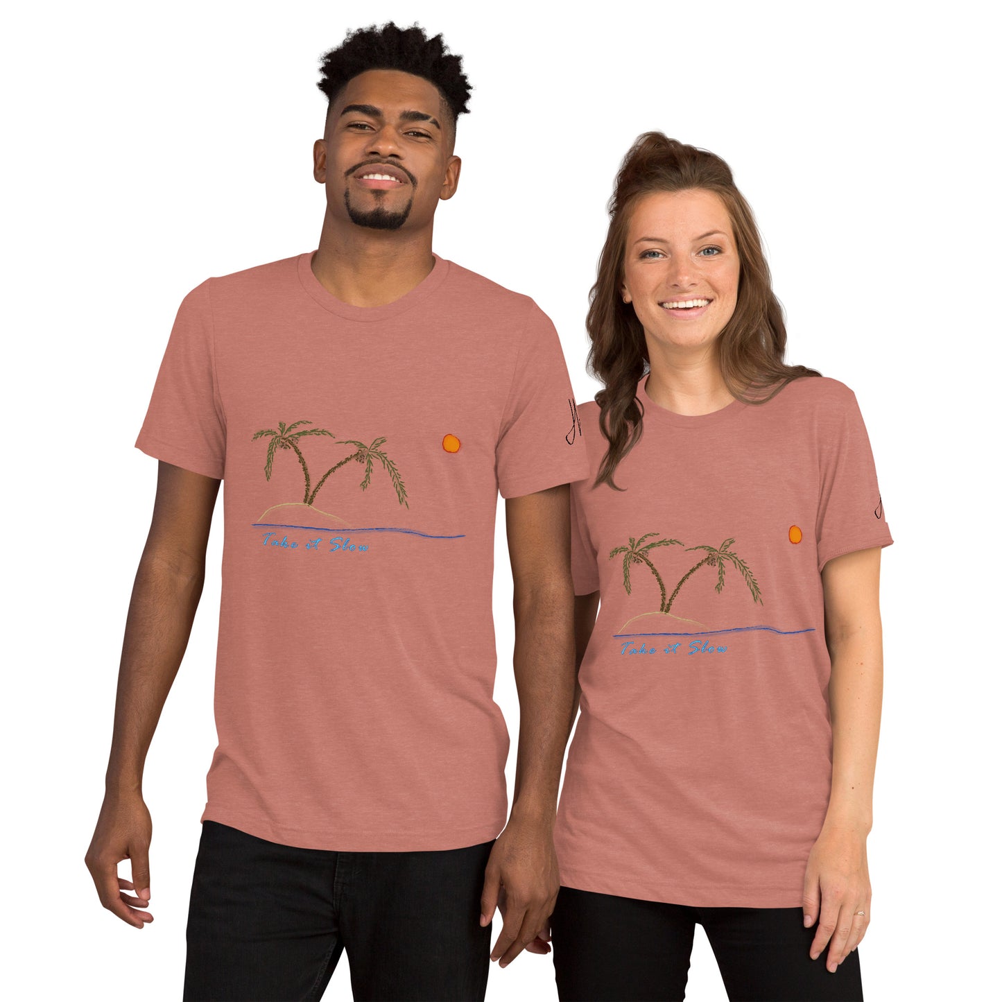 Take it Slow Colors - Short sleeve t-shirt