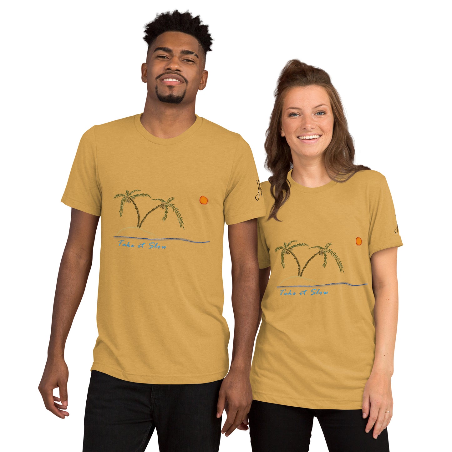 Take it Slow Colors - Short sleeve t-shirt