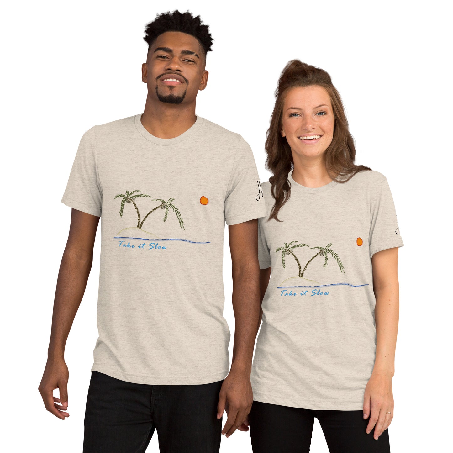 Take it Slow Colors - Short sleeve t-shirt