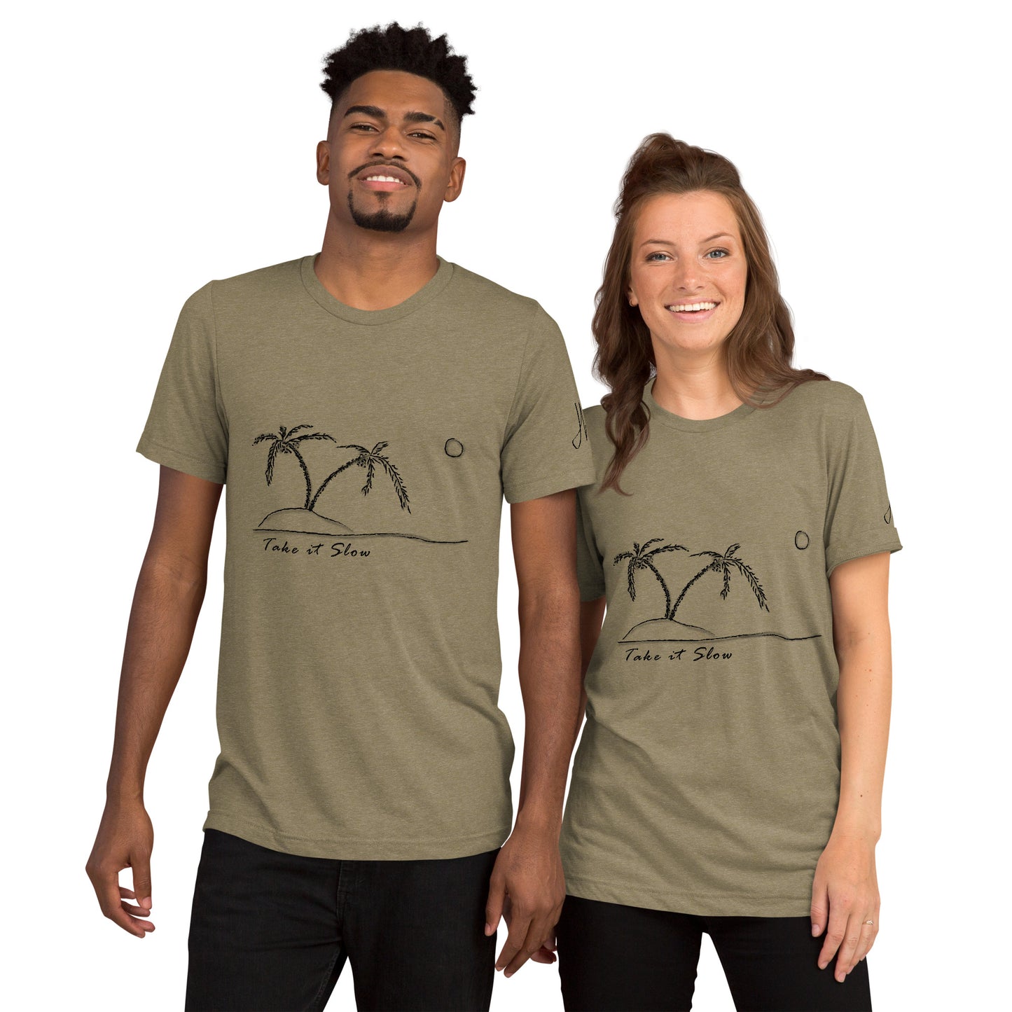 Take it Slow Dark - Short sleeve t-shirt