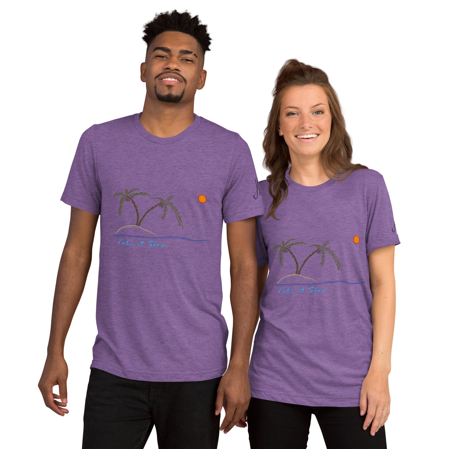 Take it Slow Colors - Short sleeve t-shirt