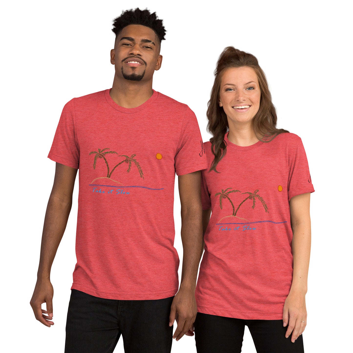 Take it Slow Colors - Short sleeve t-shirt
