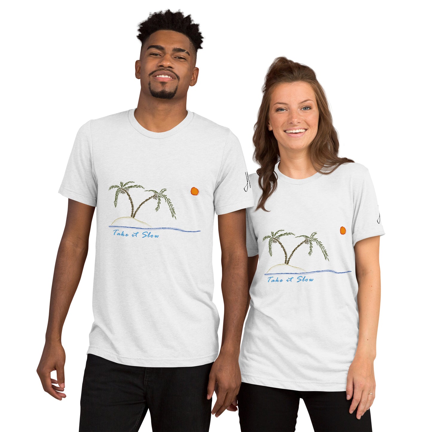 Take it Slow Colors - Short sleeve t-shirt