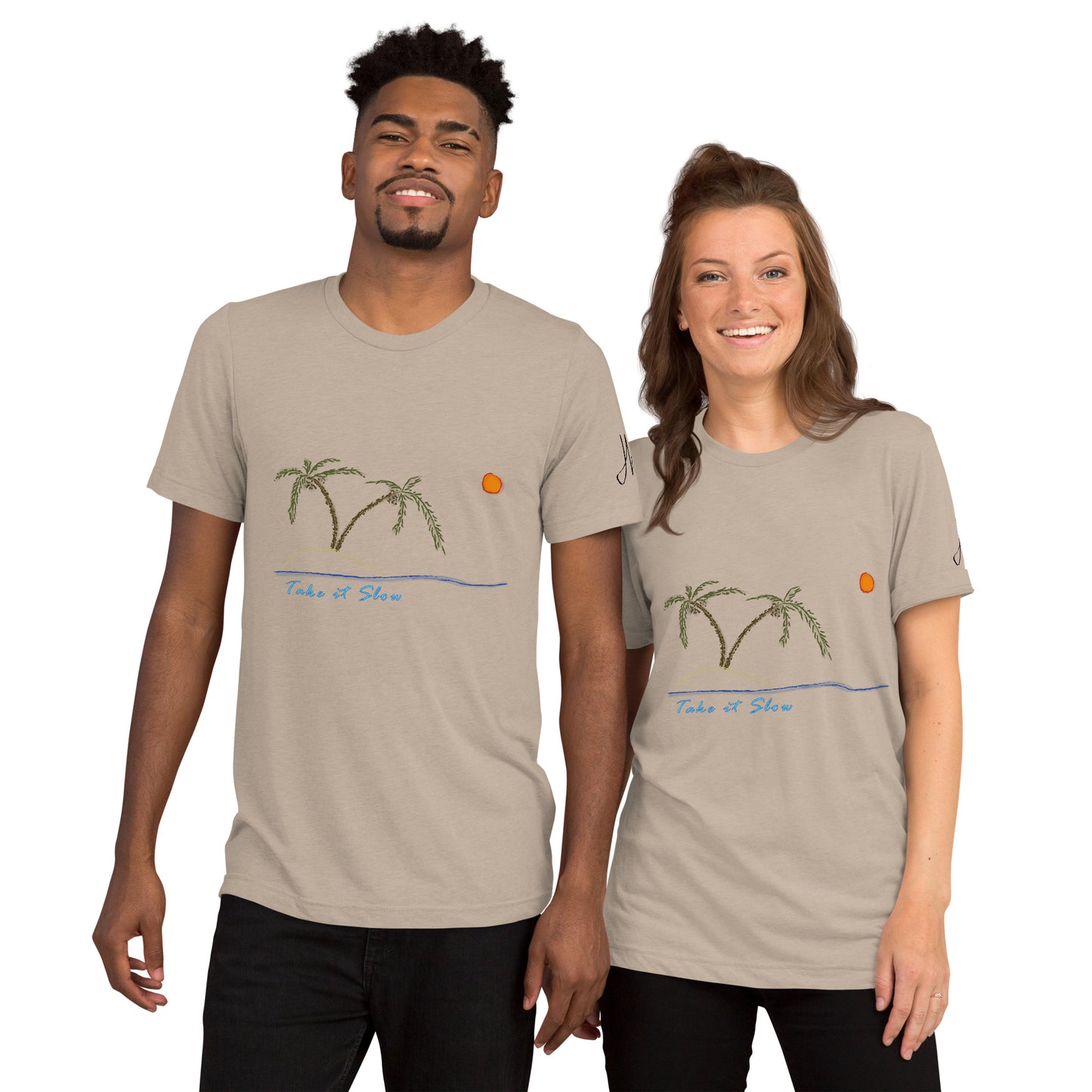 Take it Slow Colors - Short sleeve t-shirt