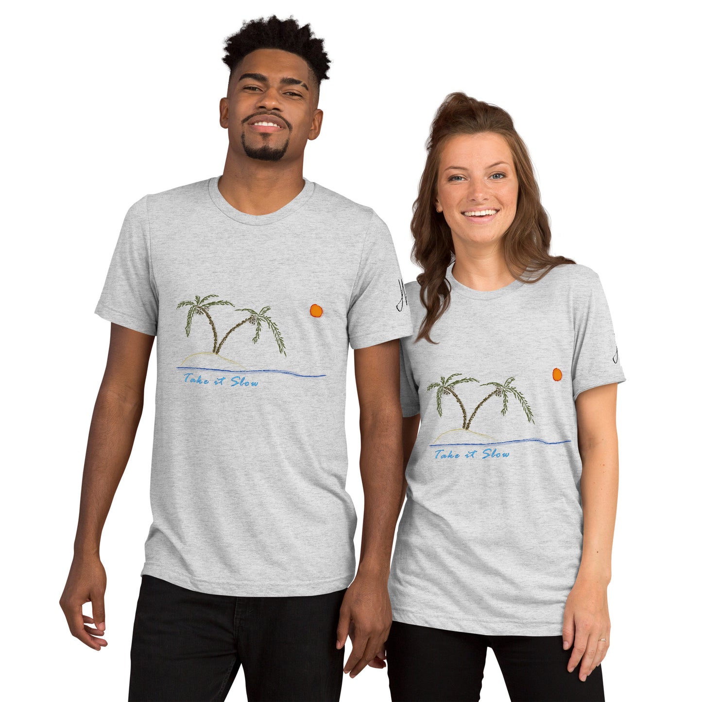 Take it Slow Colors - Short sleeve t-shirt