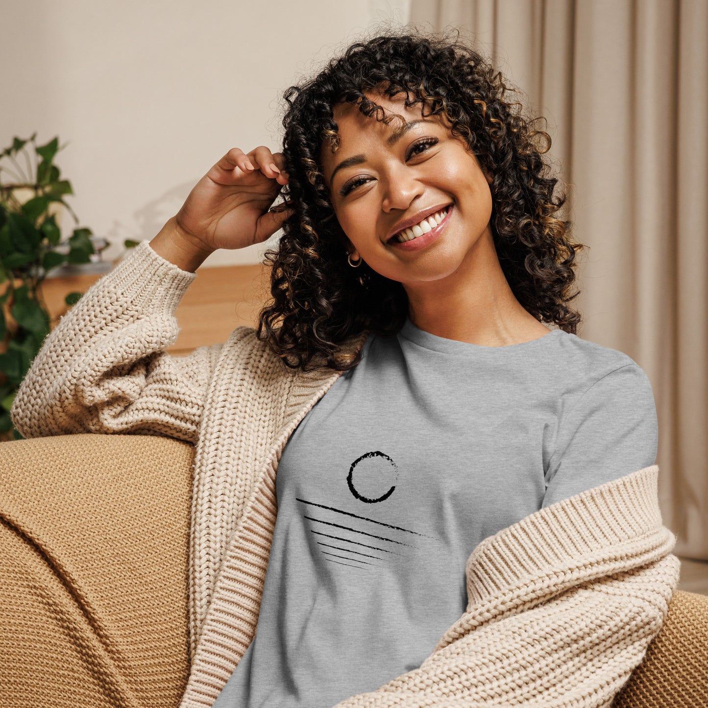 Camiseta holgada de mujer Twilight Dark