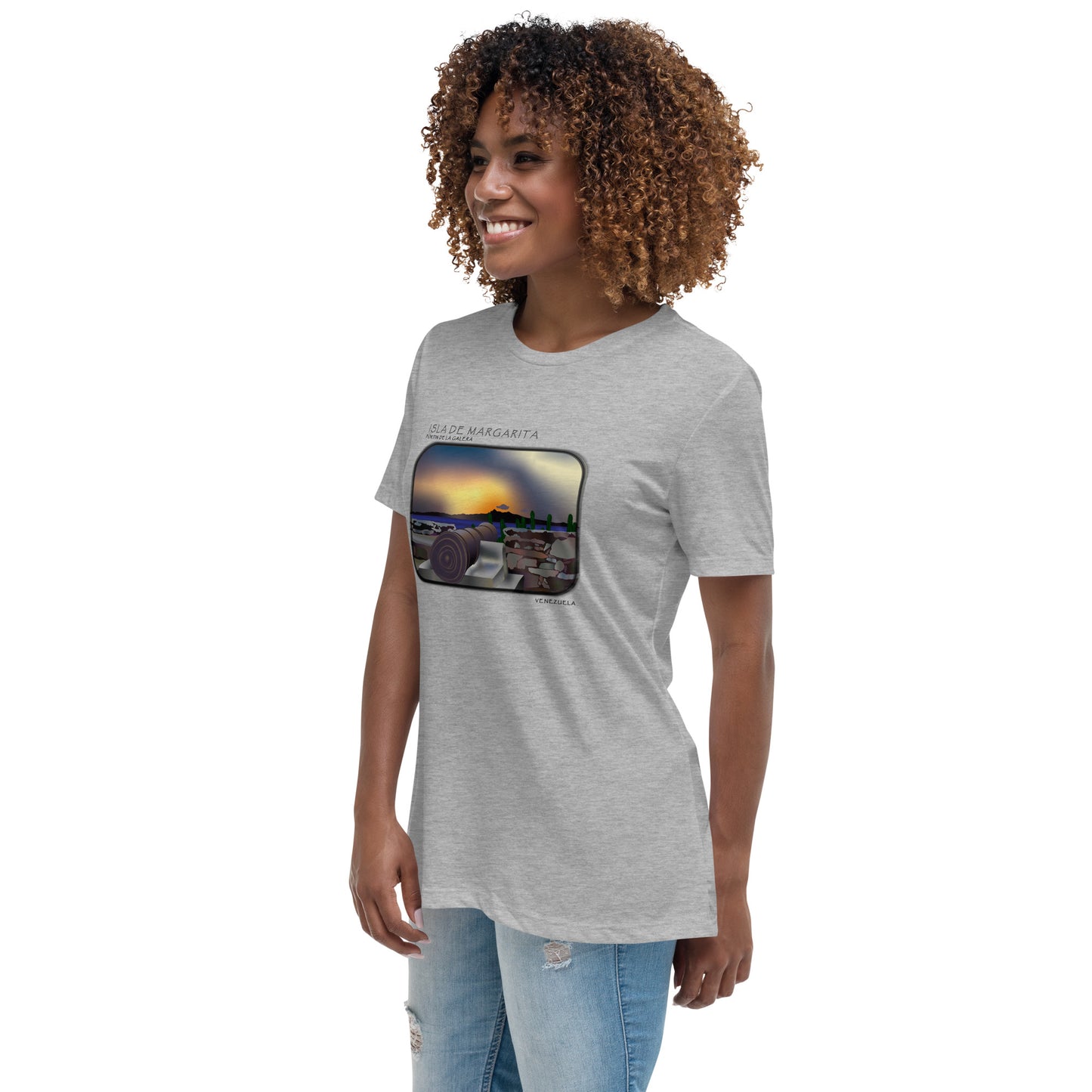 Isla de Margarita Fortin de la Galera Women's Relaxed T-Shirt
