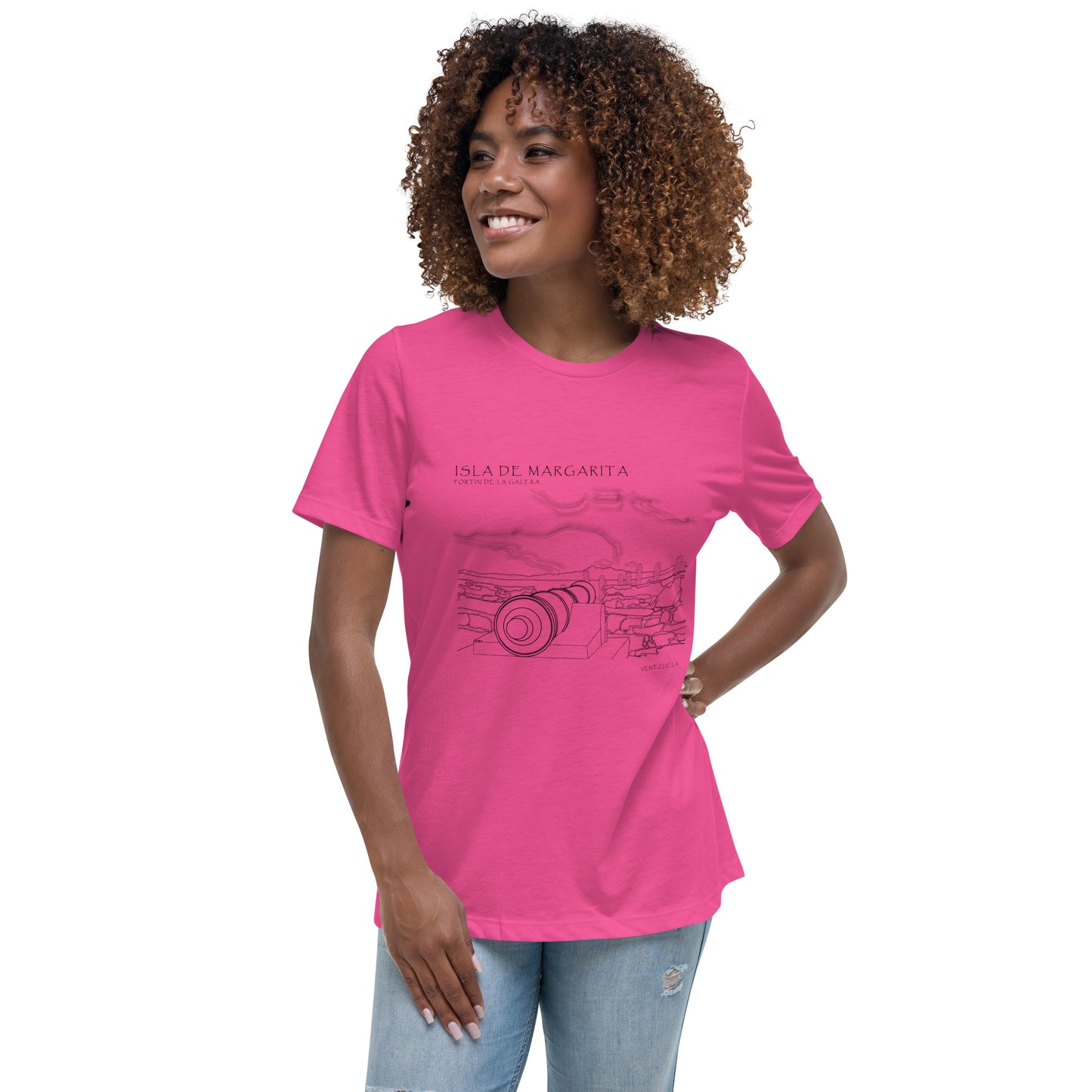 ISLA DE MARGARITA Fortin de la Galera Women's Relaxed T-Shirt