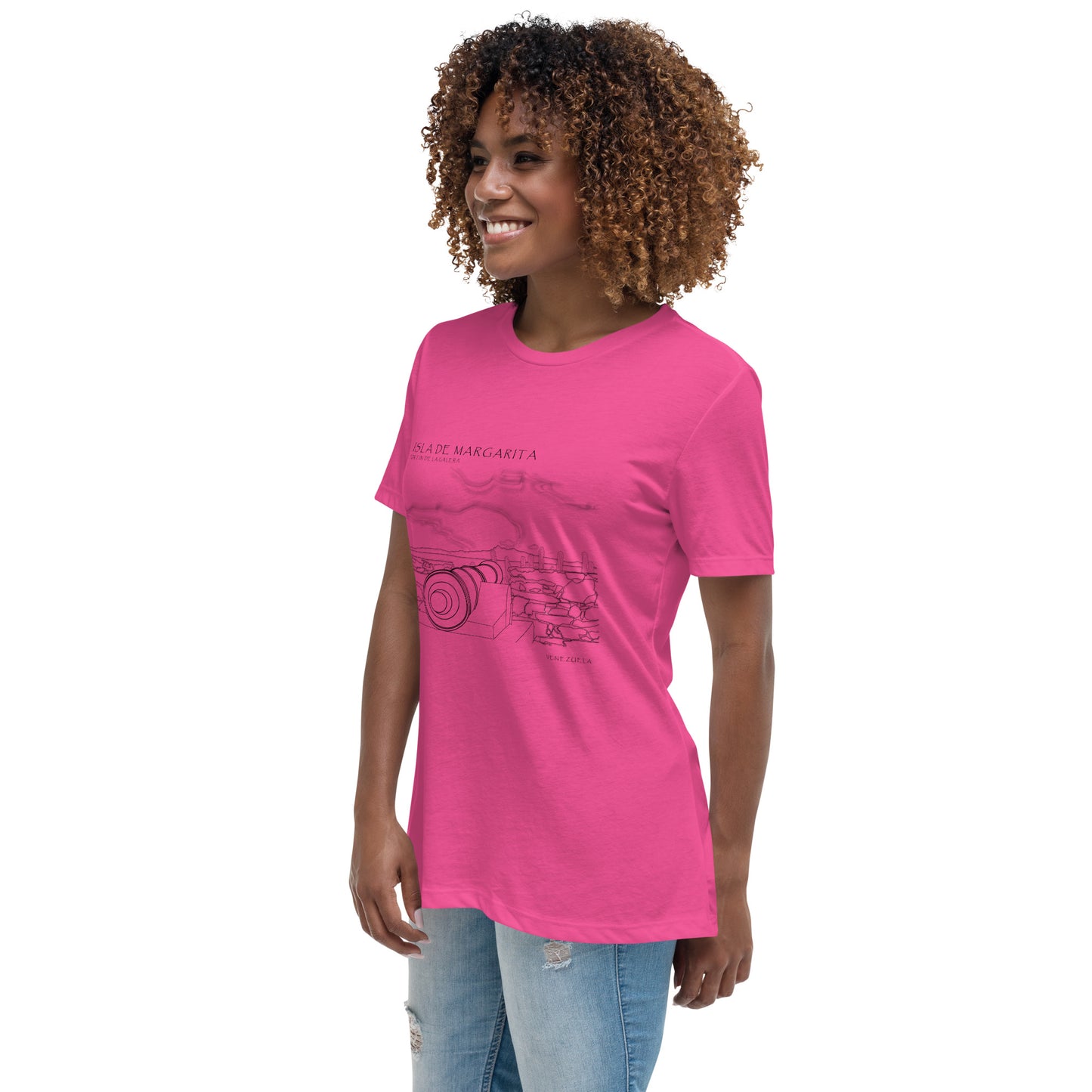 ISLA DE MARGARITA Fortin de la Galera Women's Relaxed T-Shirt