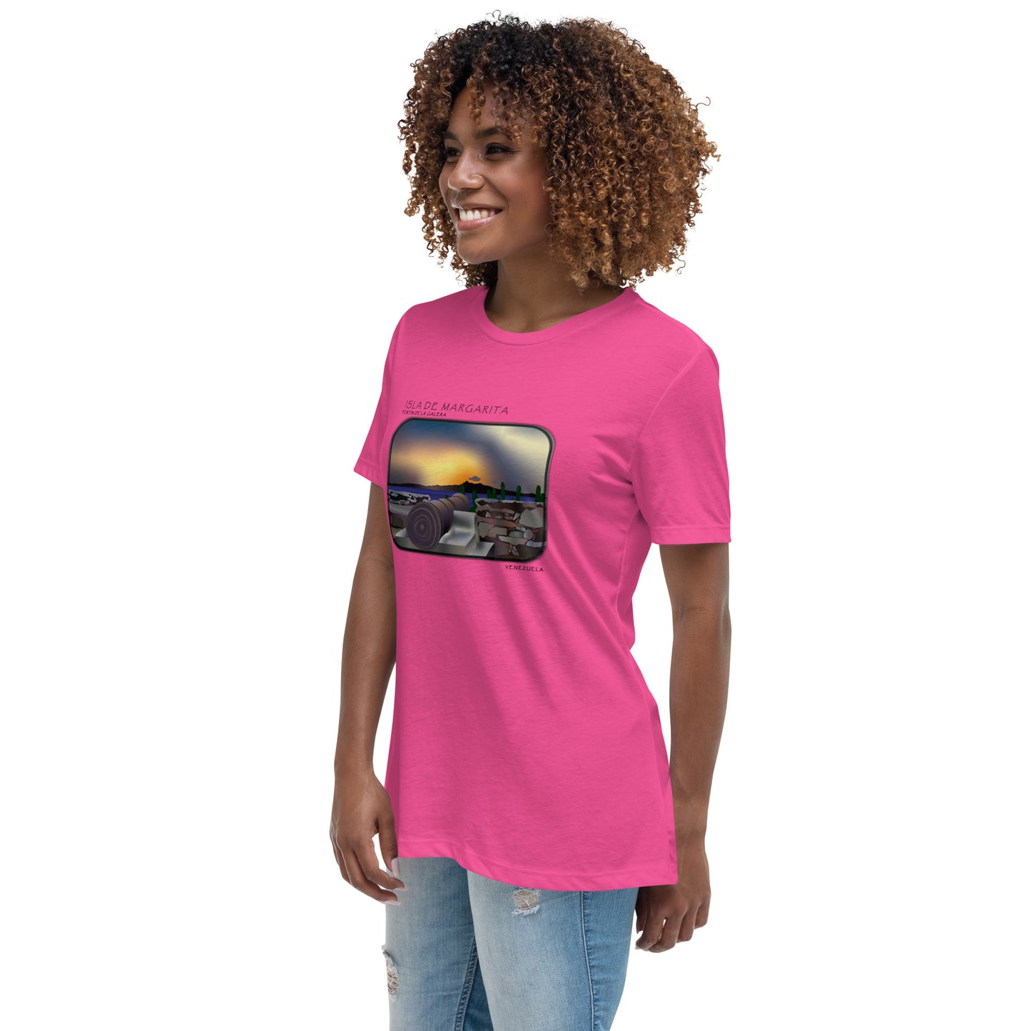 Isla de Margarita Fortin de la Galera Women's Relaxed T-Shirt