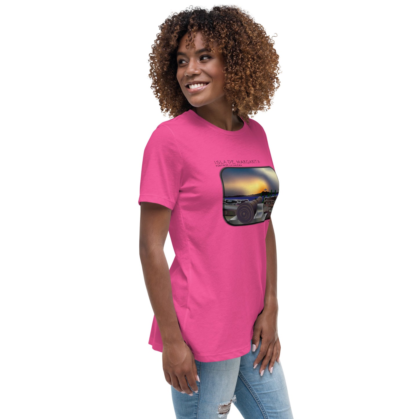 Isla de Margarita Fortin de la Galera Women's Relaxed T-Shirt