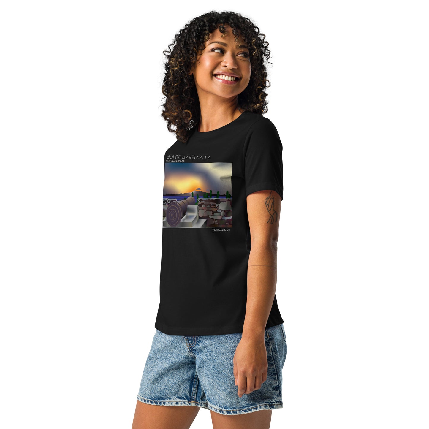 ISLA DE MARGARITA Fortin de la Galera Women's Relaxed T-Shirt