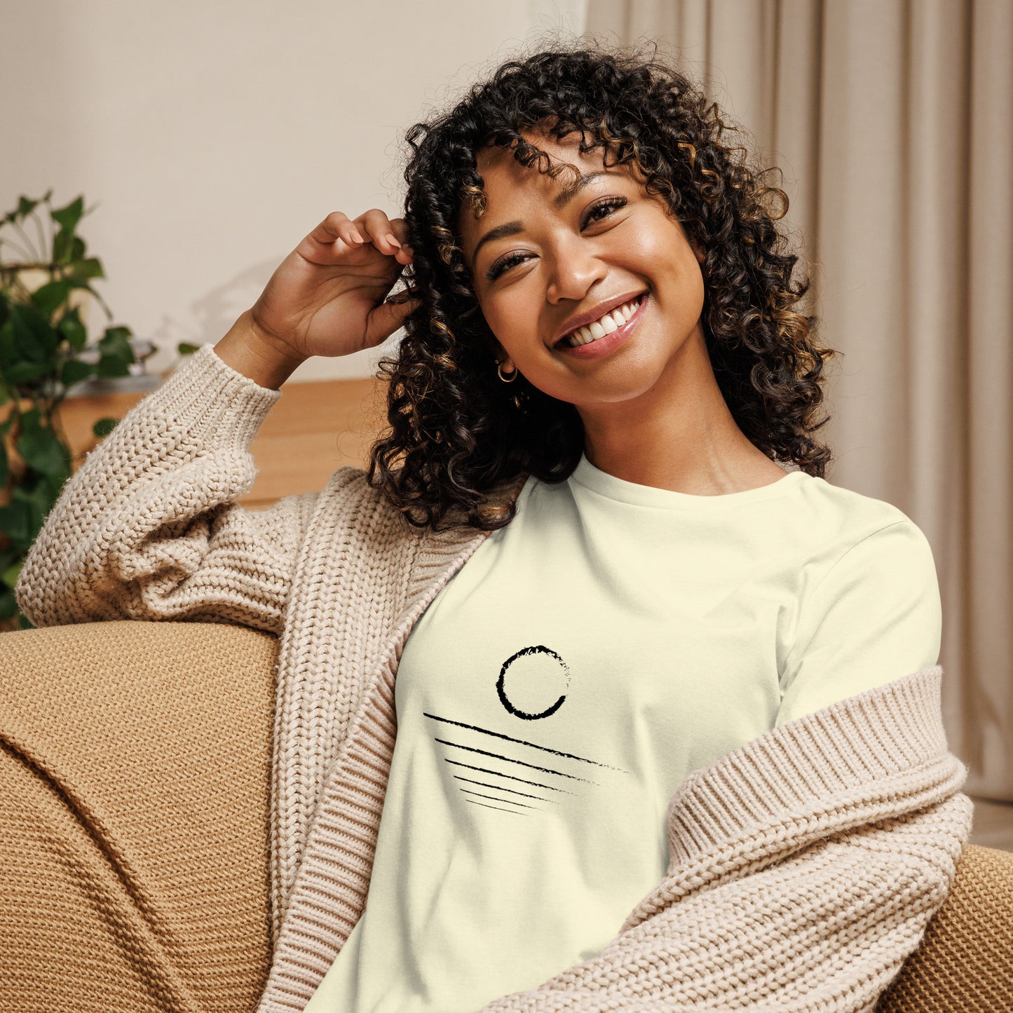 Camiseta holgada de mujer Twilight Dark