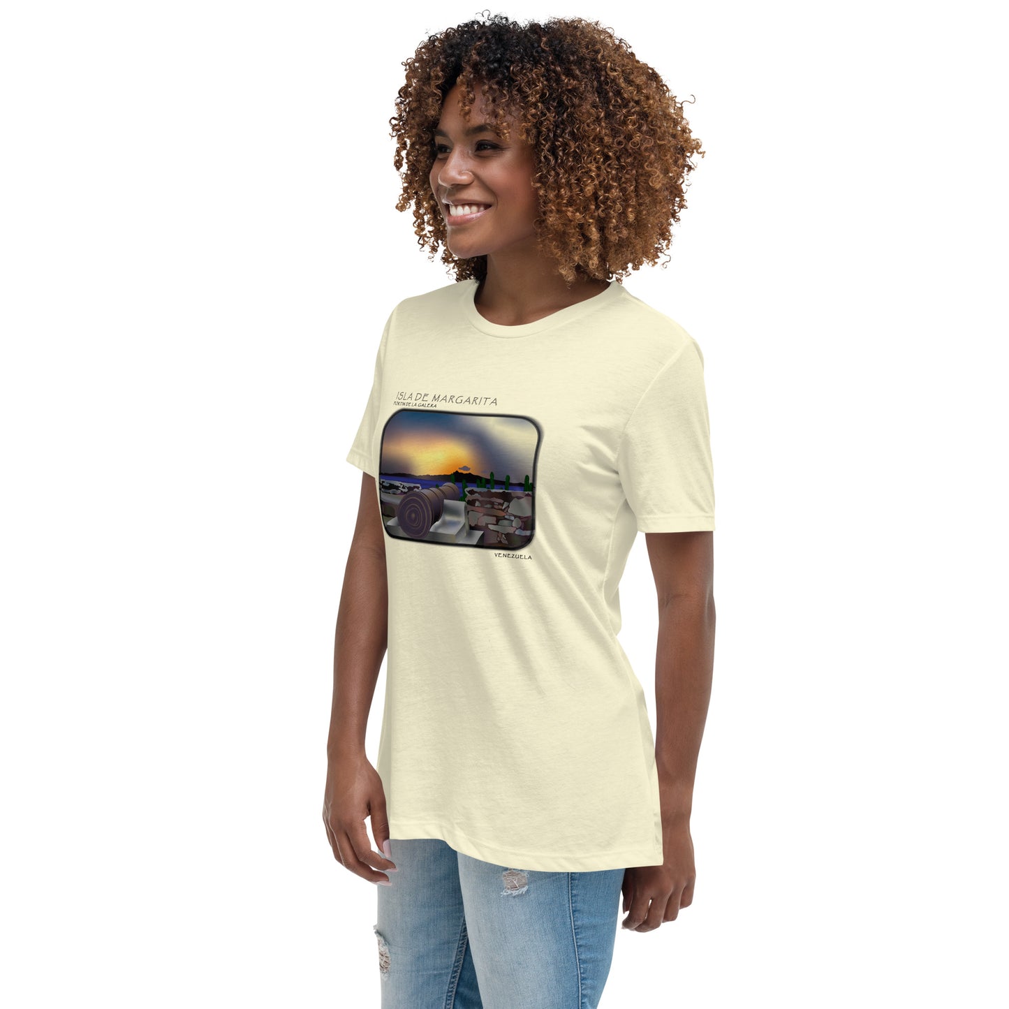 Isla de Margarita Fortin de la Galera Women's Relaxed T-Shirt