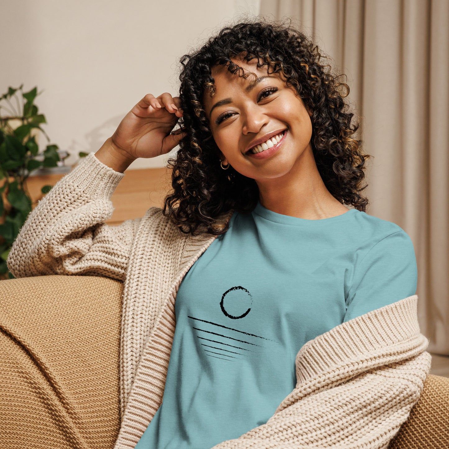 Camiseta holgada de mujer Twilight Dark