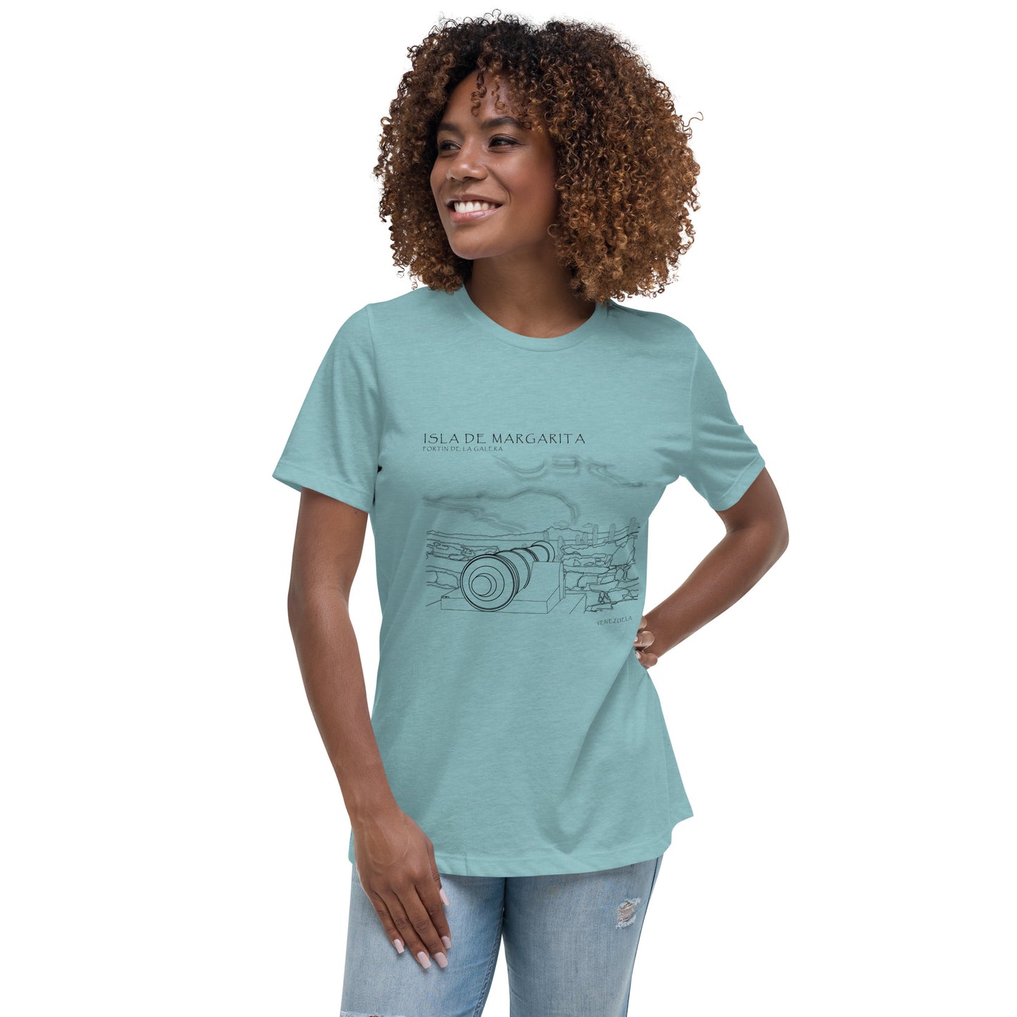 ISLA DE MARGARITA Fortin de la Galera Women's Relaxed T-Shirt
