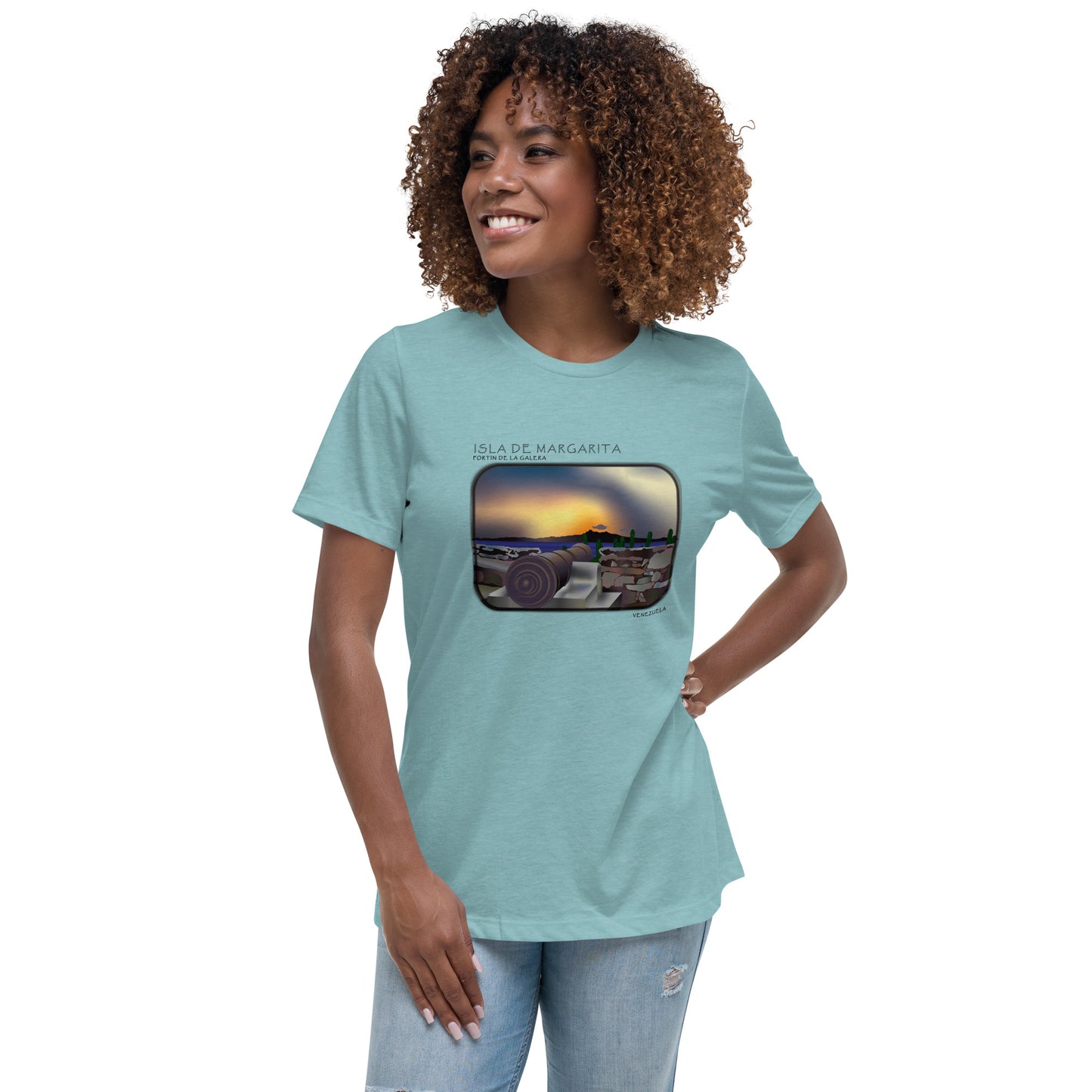 Isla de Margarita Fortin de la Galera Women's Relaxed T-Shirt