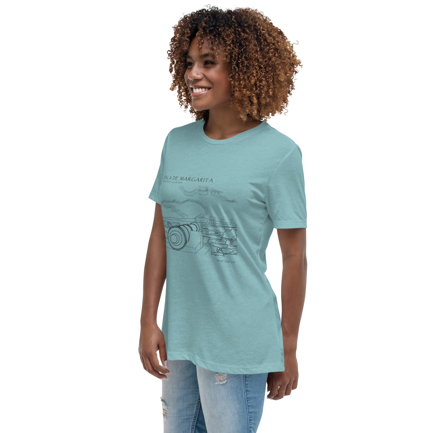 ISLA DE MARGARITA Fortin de la Galera Women's Relaxed T-Shirt