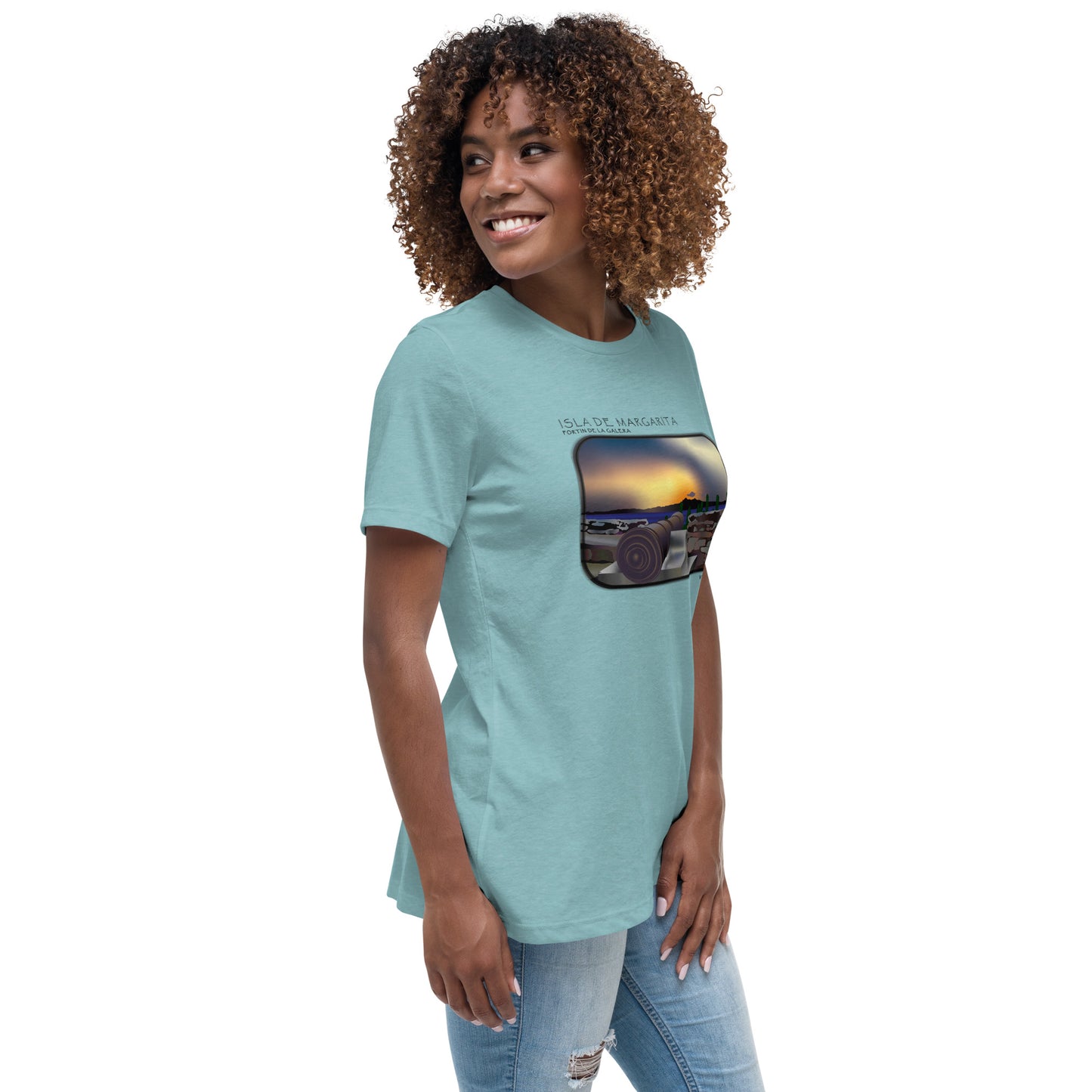 Isla de Margarita Fortin de la Galera Women's Relaxed T-Shirt