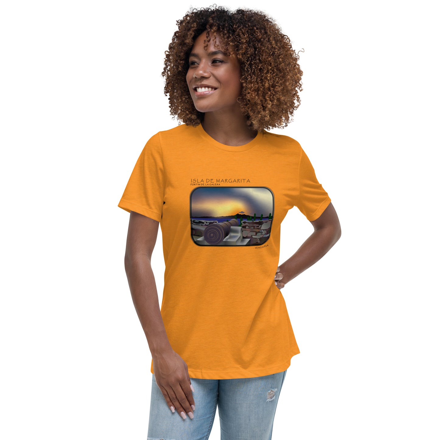 Isla de Margarita Fortin de la Galera Women's Relaxed T-Shirt