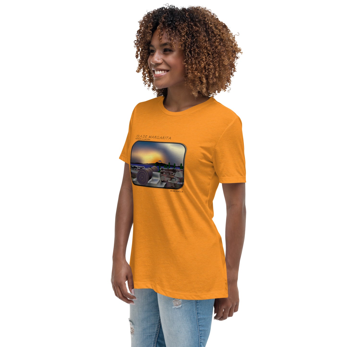 Isla de Margarita Fortin de la Galera Women's Relaxed T-Shirt
