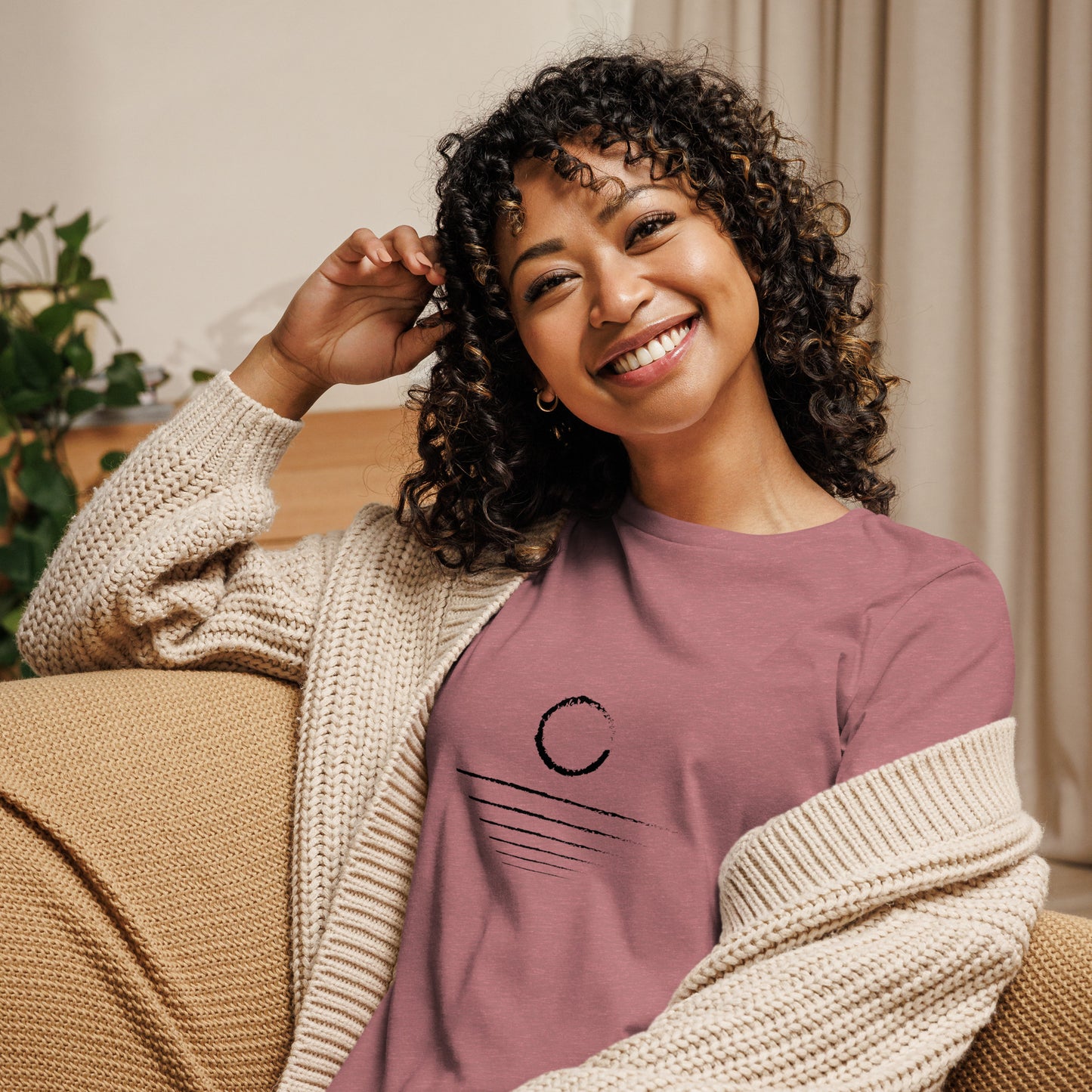 Camiseta holgada de mujer Twilight Dark