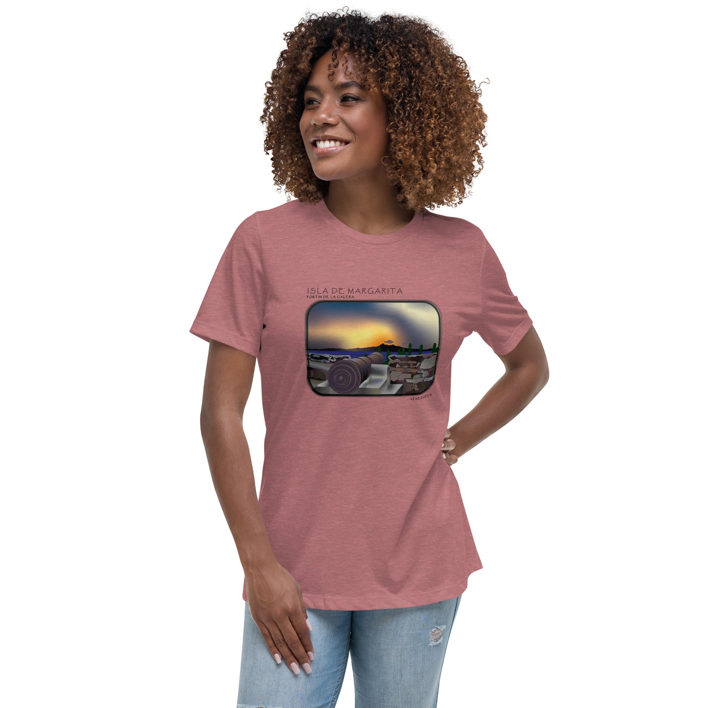 Isla de Margarita Fortin de la Galera Women's Relaxed T-Shirt