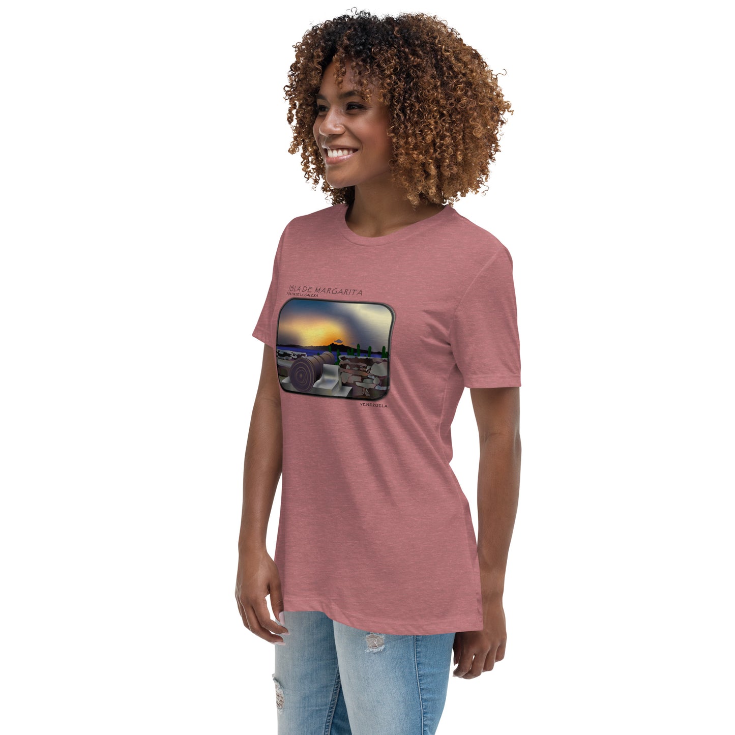 Isla de Margarita Fortin de la Galera Women's Relaxed T-Shirt