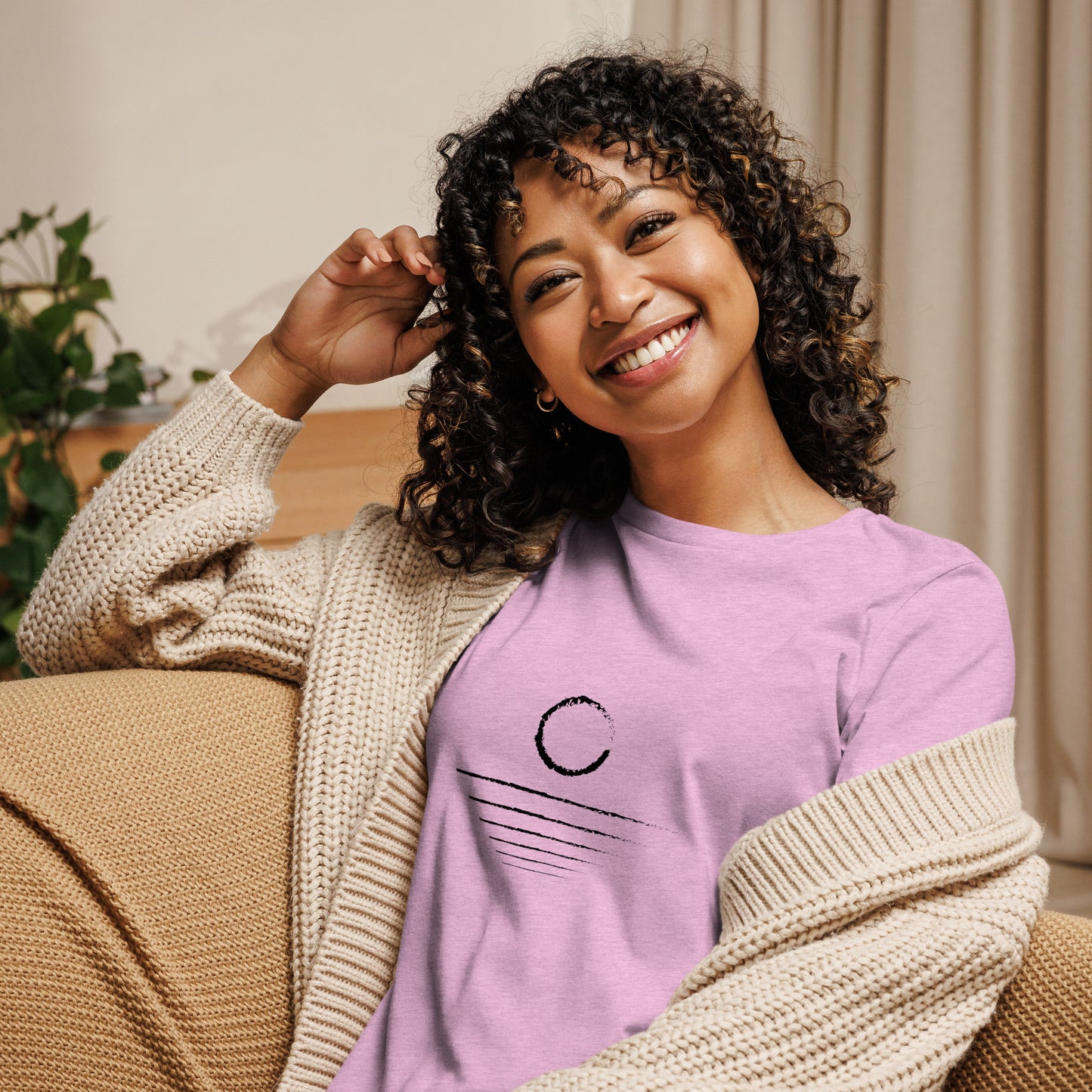 Camiseta holgada de mujer Twilight Dark