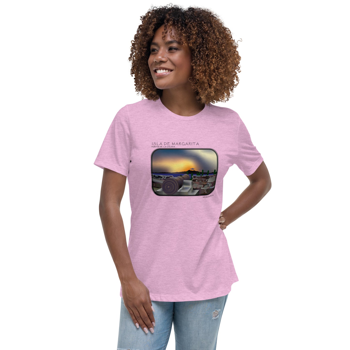 Isla de Margarita Fortin de la Galera Women's Relaxed T-Shirt