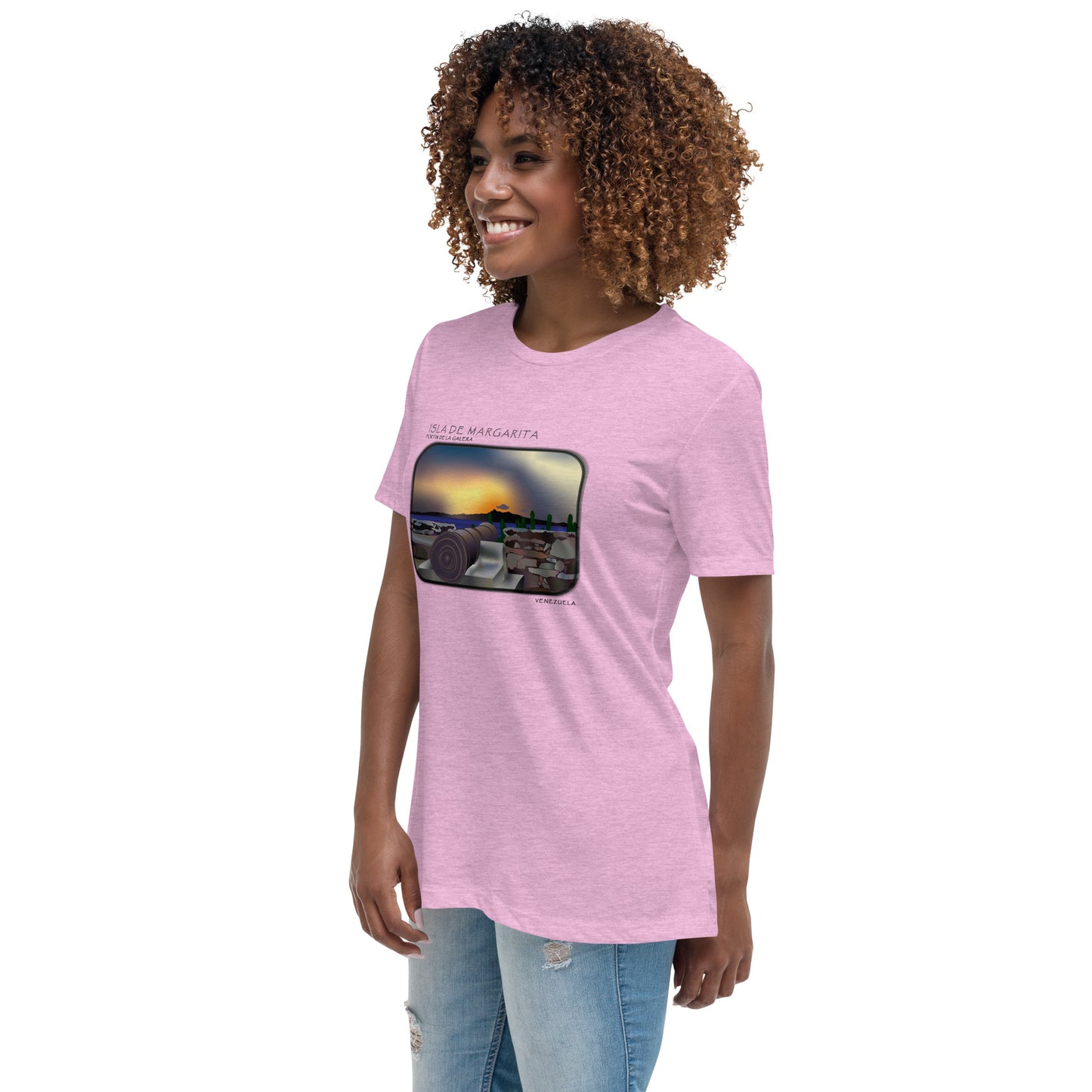 Isla de Margarita Fortin de la Galera Women's Relaxed T-Shirt