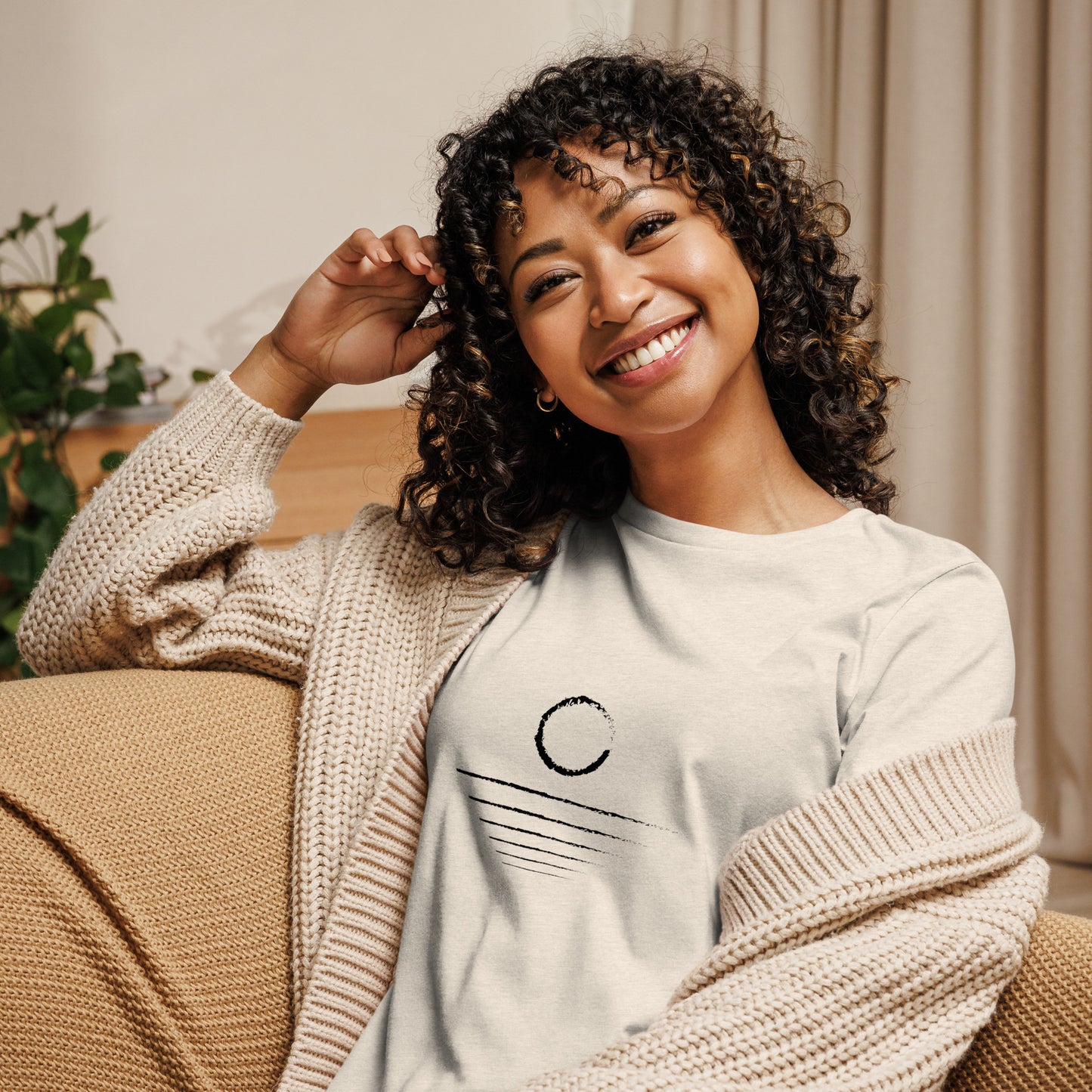 Camiseta holgada de mujer Twilight Dark