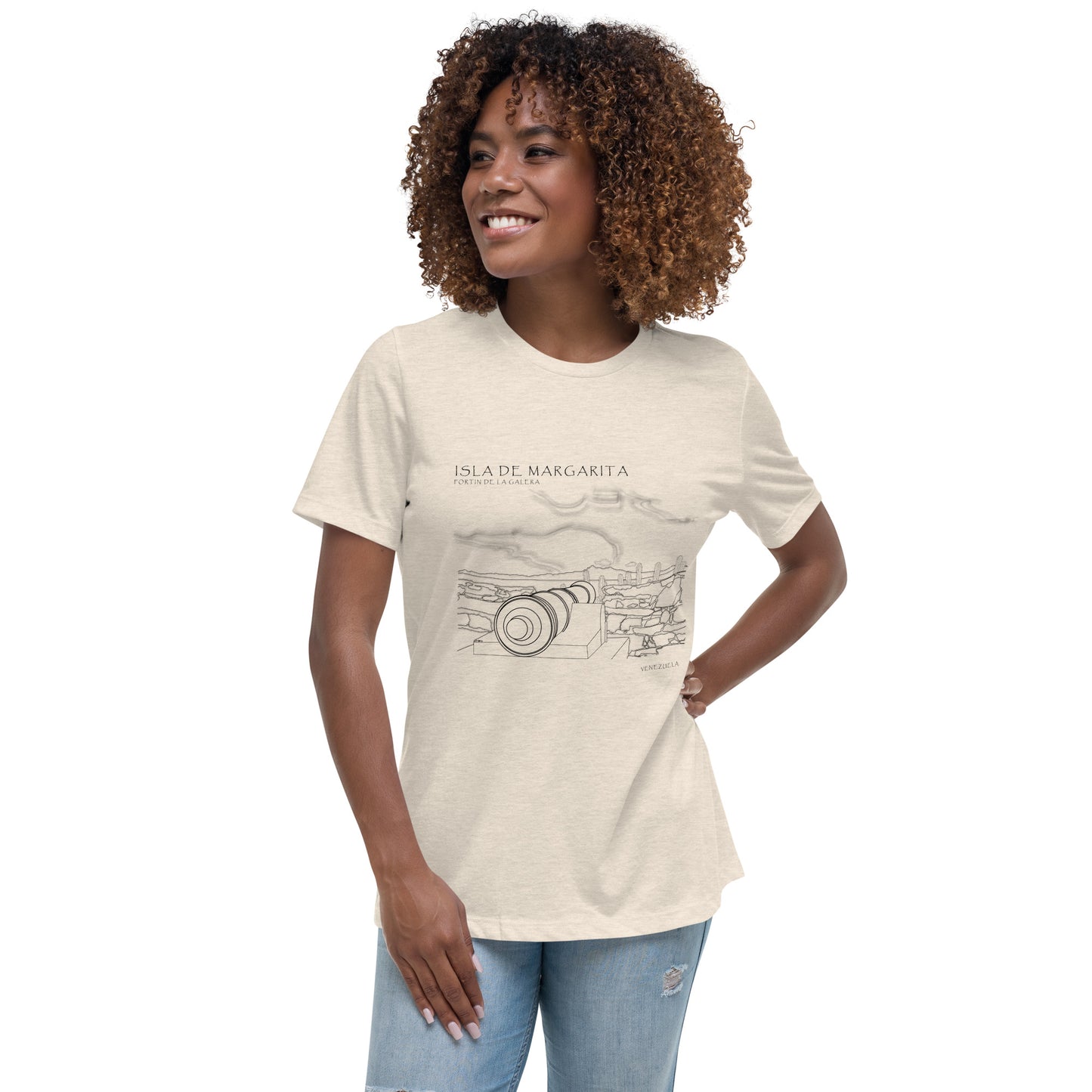 ISLA DE MARGARITA Fortin de la Galera Women's Relaxed T-Shirt