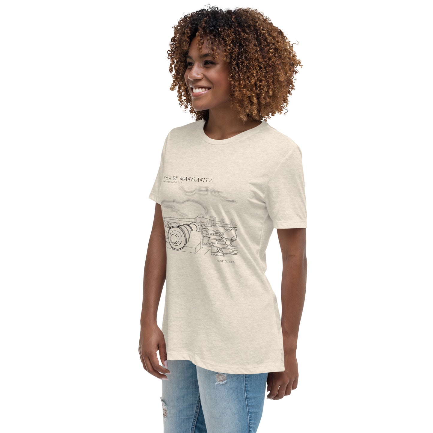 ISLA DE MARGARITA Fortin de la Galera Women's Relaxed T-Shirt