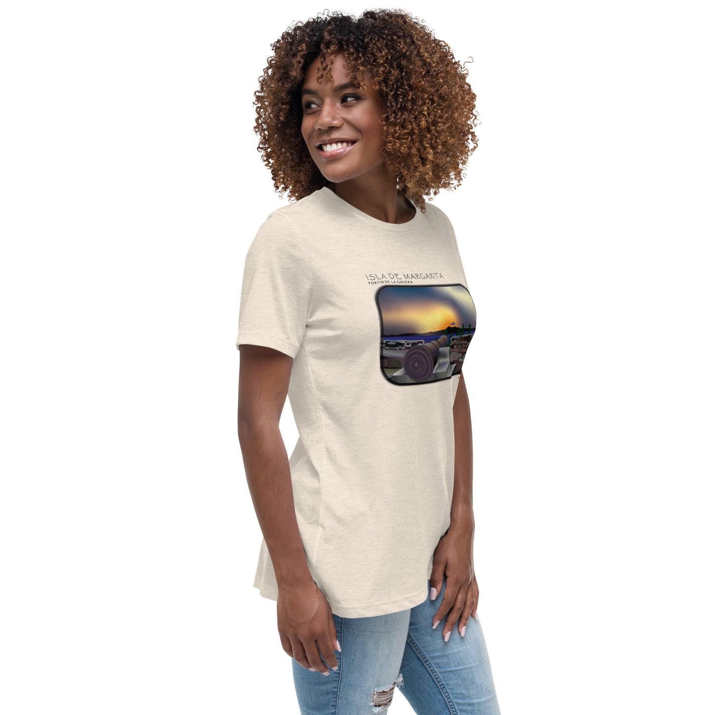 Isla de Margarita Fortin de la Galera Women's Relaxed T-Shirt