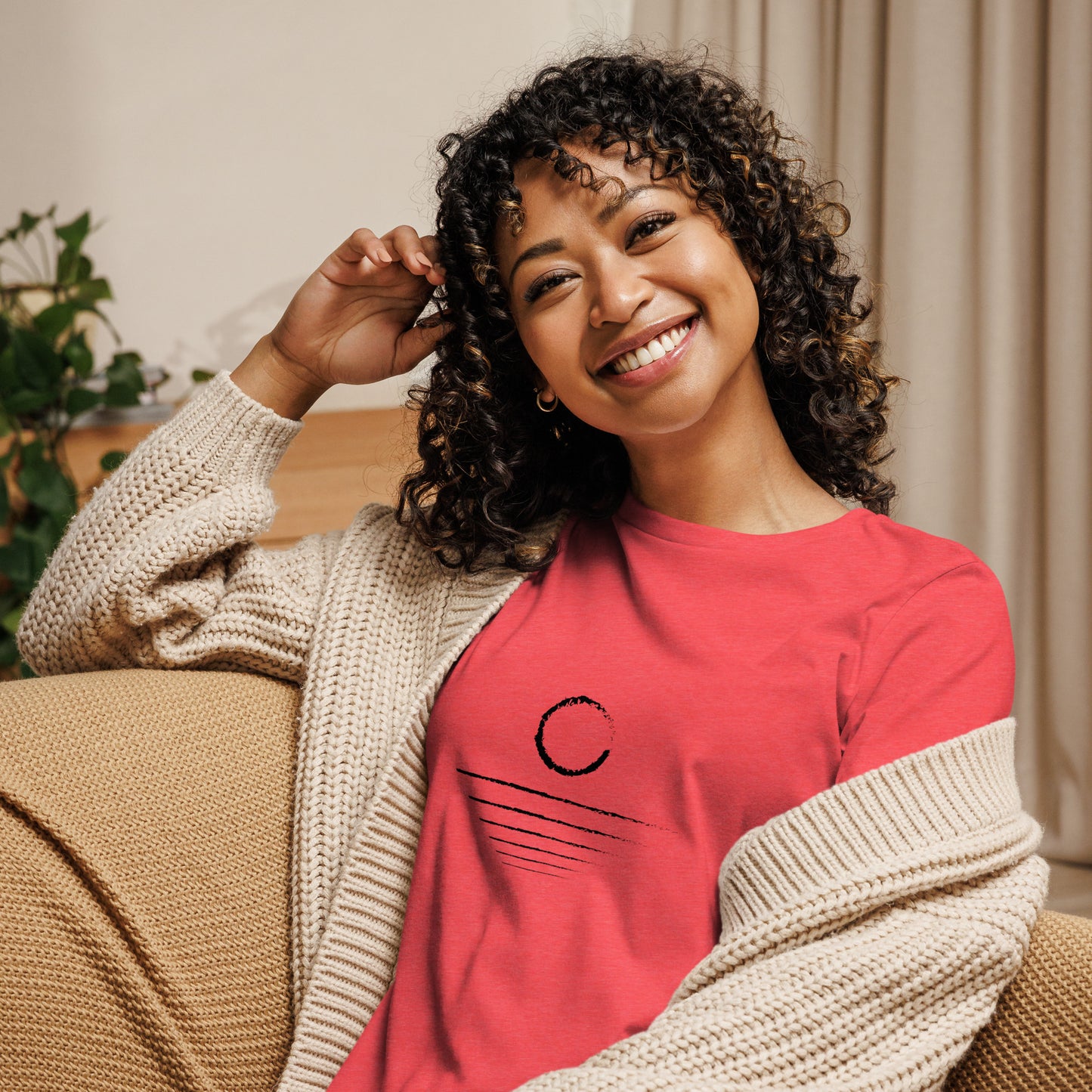 Camiseta holgada de mujer Twilight Dark