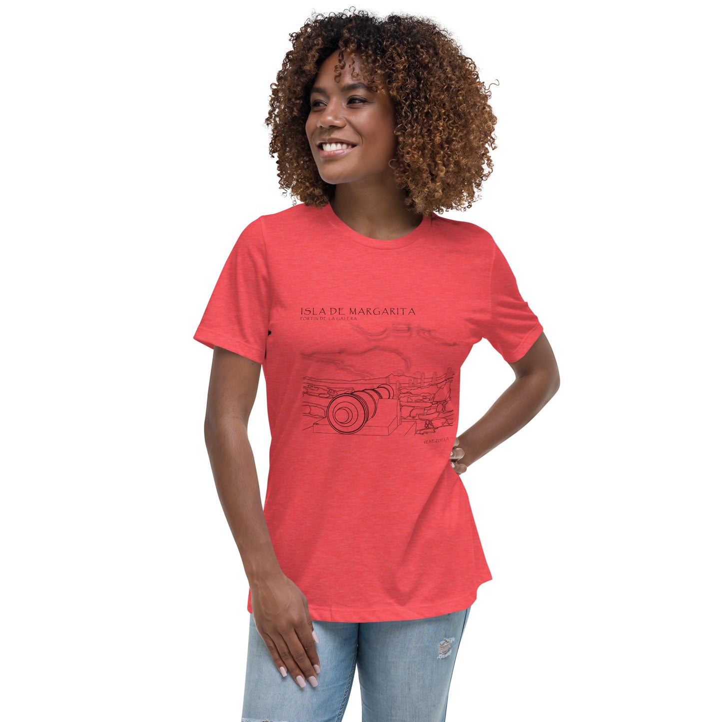 ISLA DE MARGARITA Fortin de la Galera Women's Relaxed T-Shirt