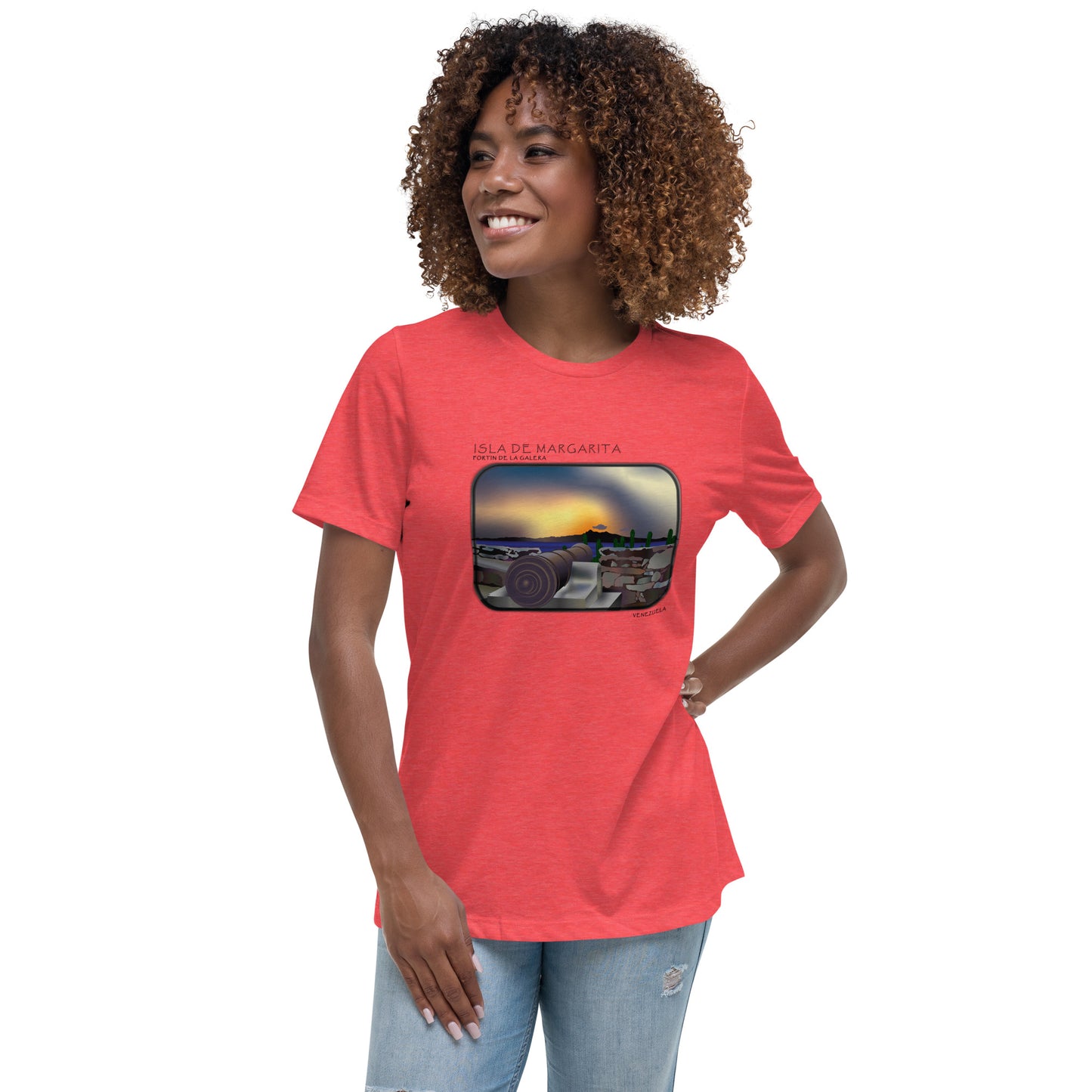 Isla de Margarita Fortin de la Galera Women's Relaxed T-Shirt