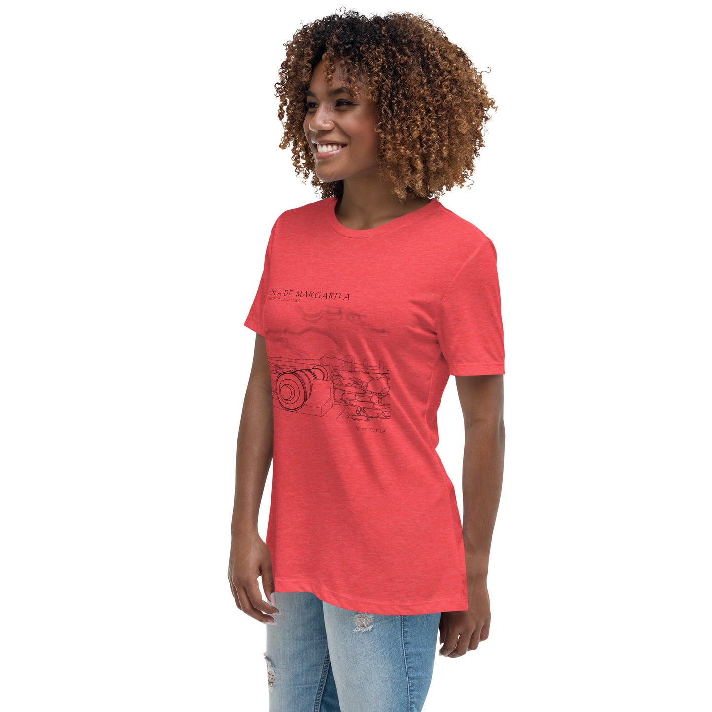 ISLA DE MARGARITA Fortin de la Galera Women's Relaxed T-Shirt