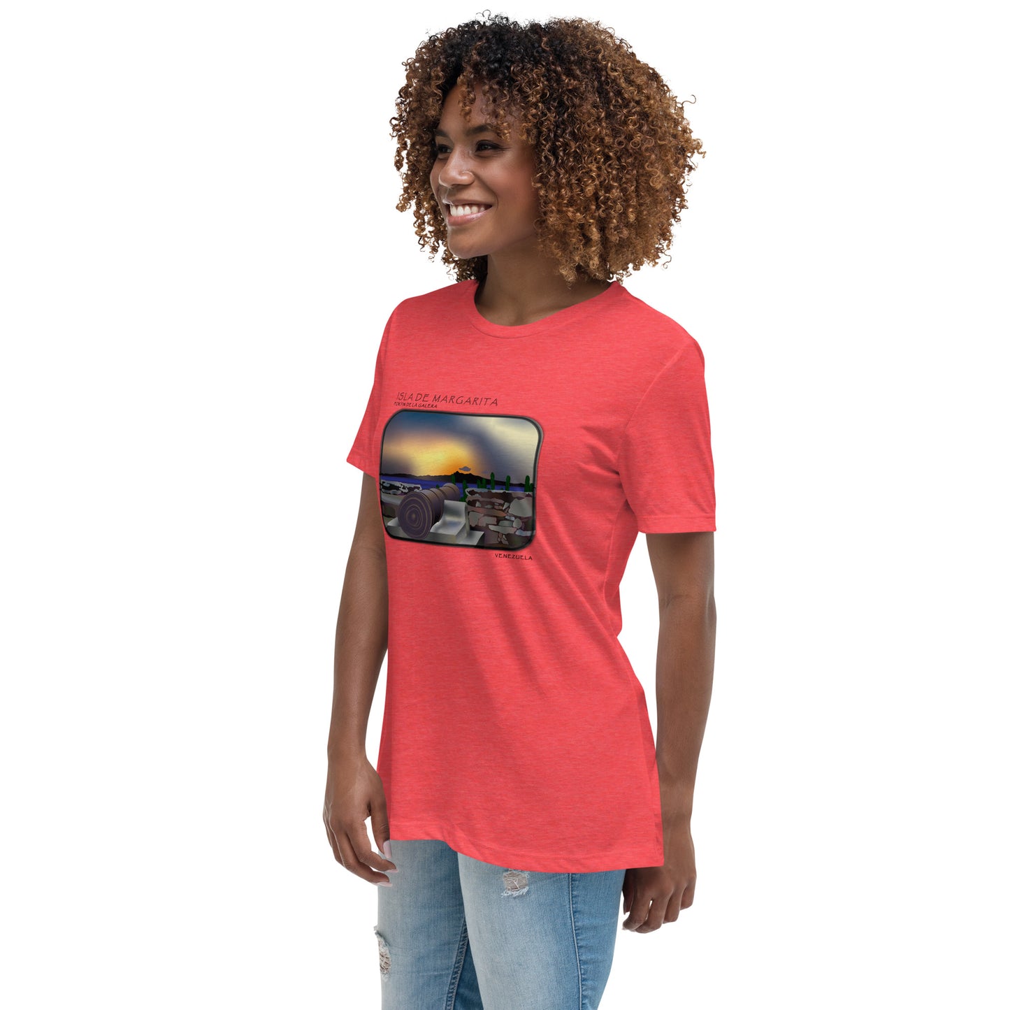 Isla de Margarita Fortin de la Galera Women's Relaxed T-Shirt