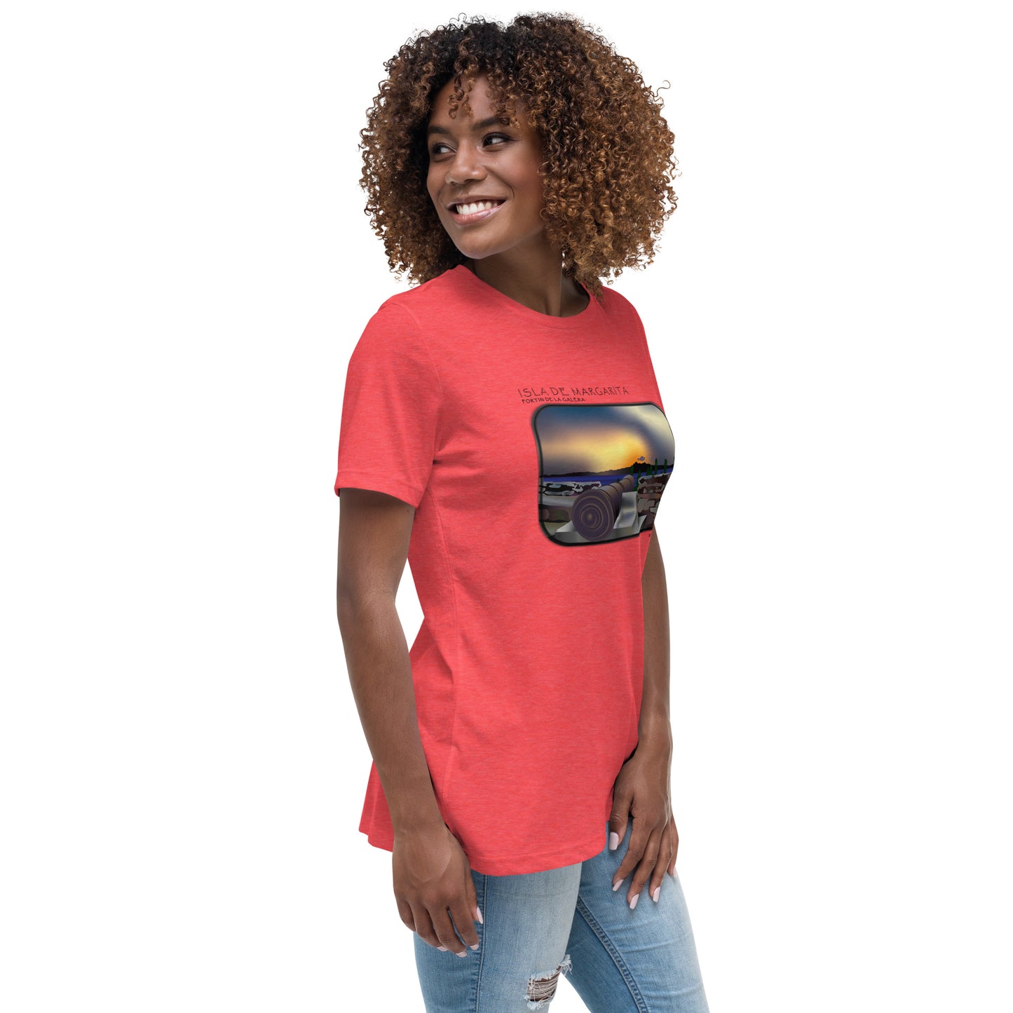 Isla de Margarita Fortin de la Galera Women's Relaxed T-Shirt