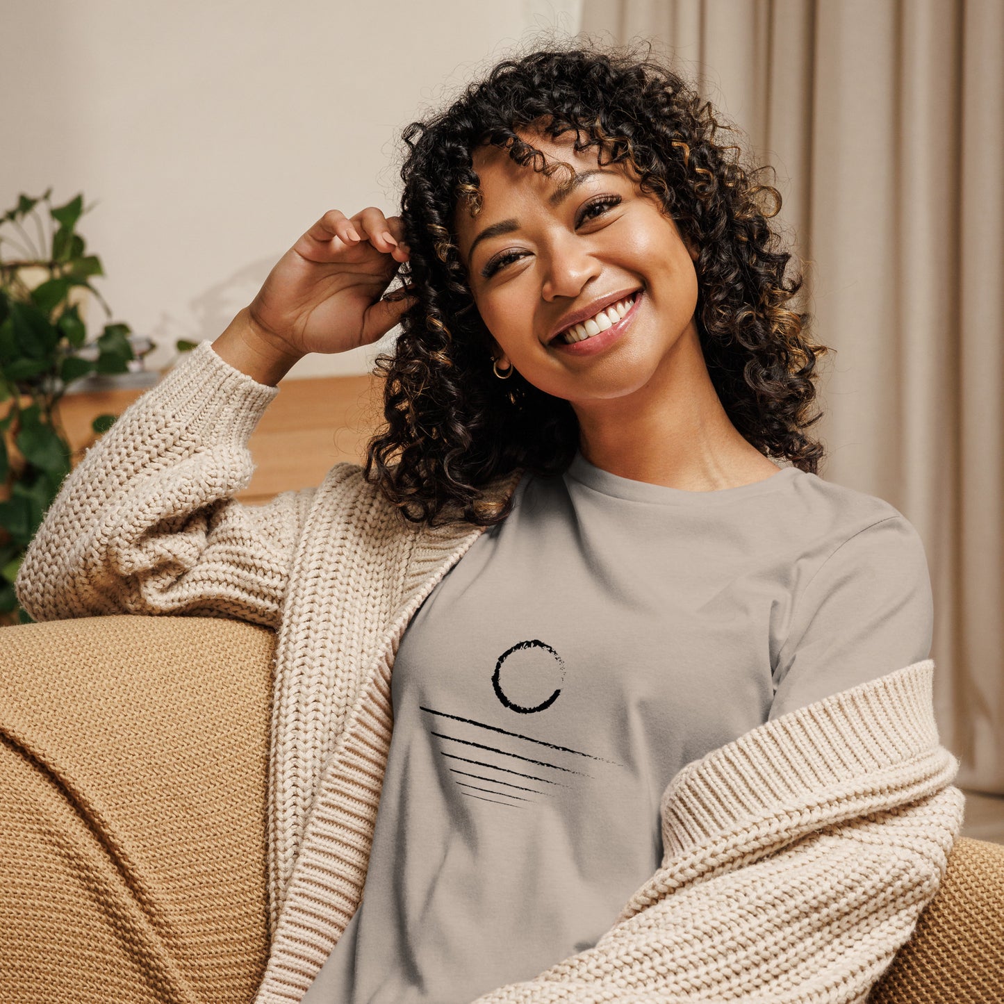 Camiseta holgada de mujer Twilight Dark