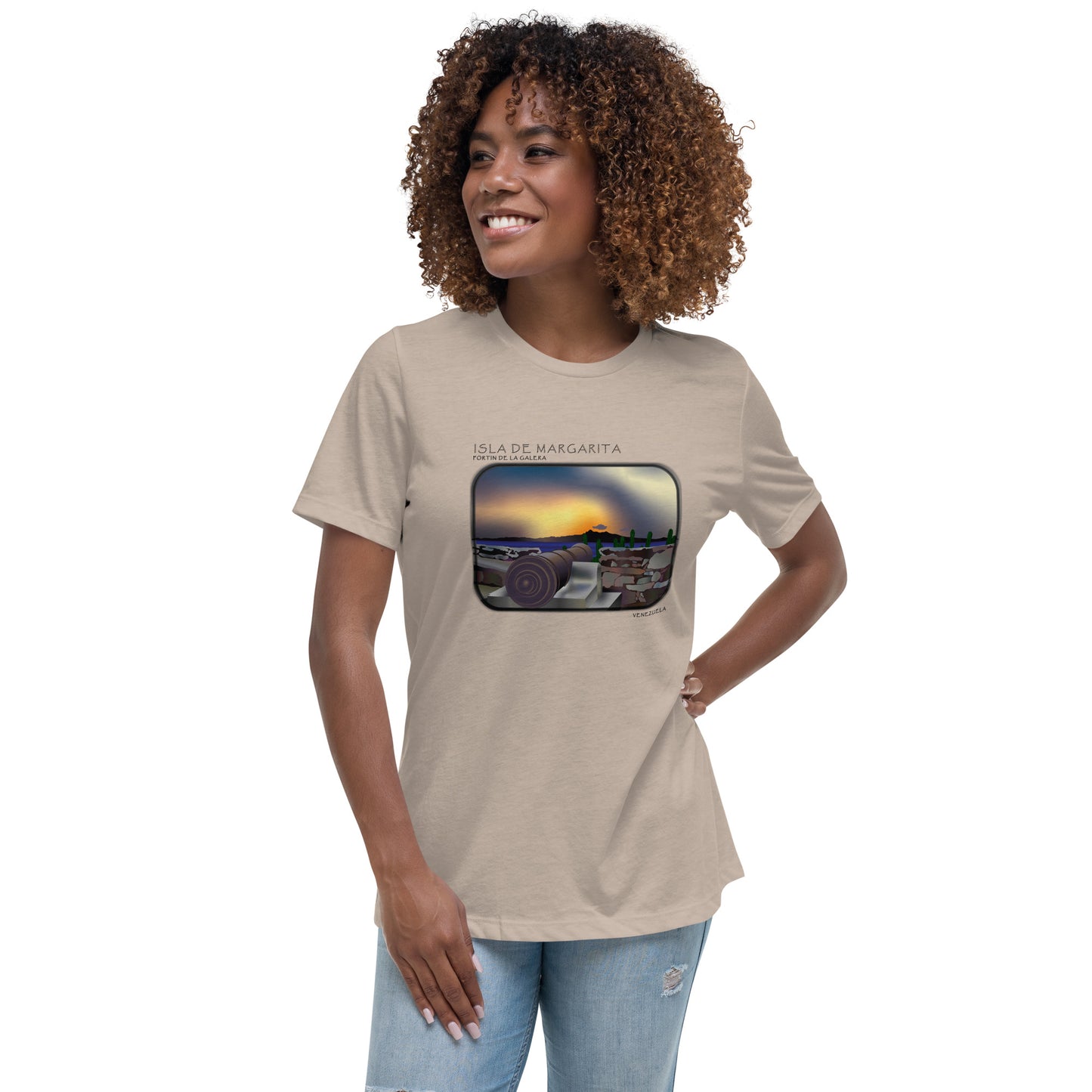 Isla de Margarita Fortin de la Galera Women's Relaxed T-Shirt