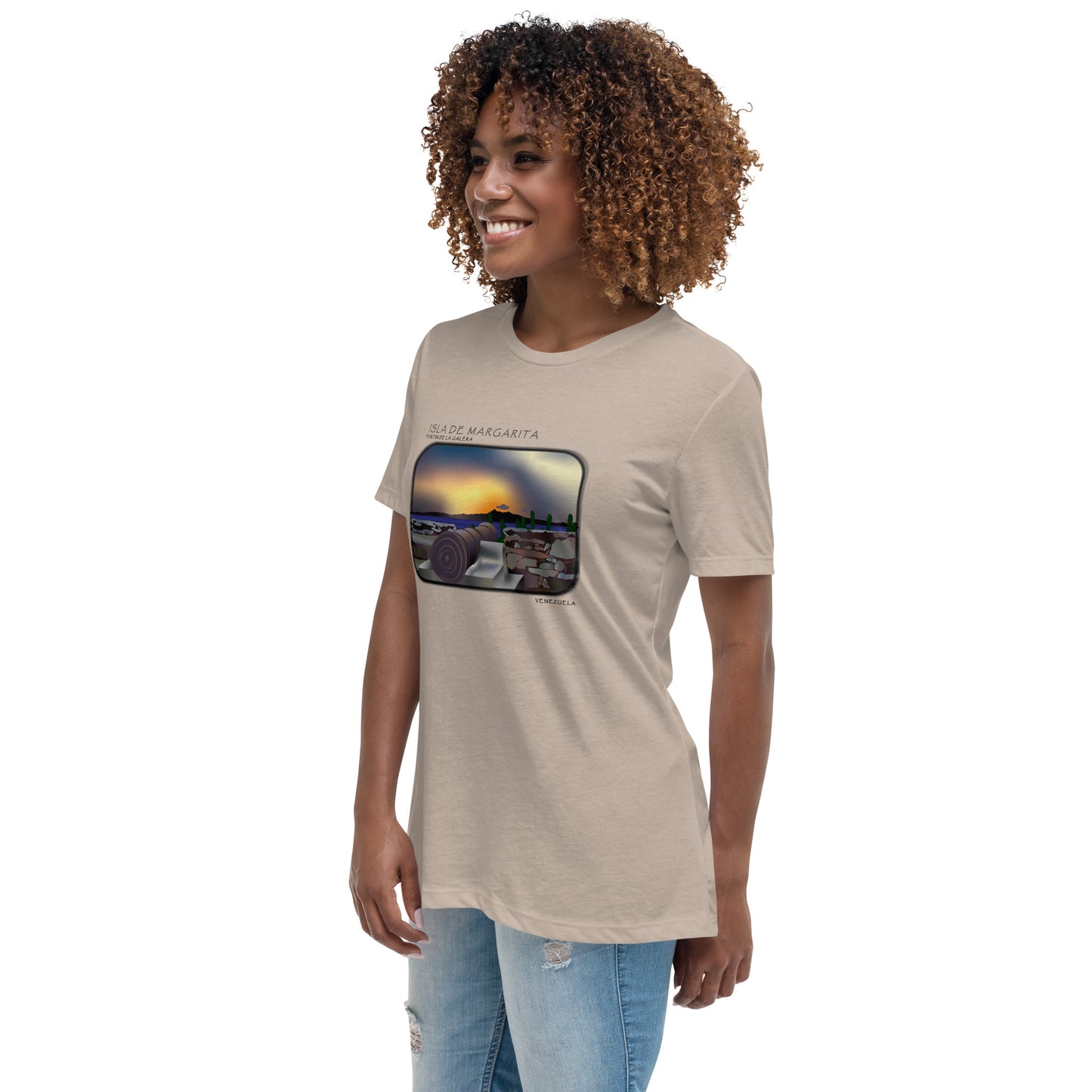 Isla de Margarita Fortin de la Galera Women's Relaxed T-Shirt